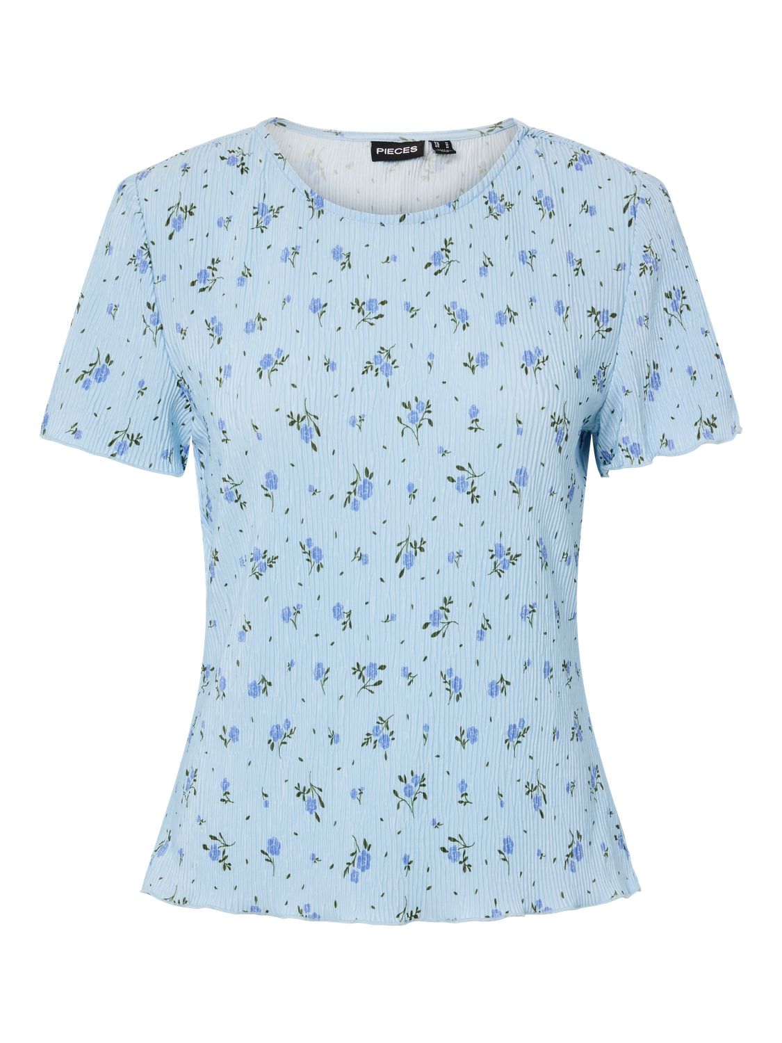 Pcflora Ss O-Neck Top Jrs Noos Bc