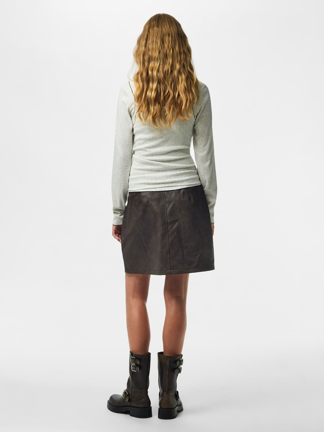 Pcariana Hw Pu Skirt Wb