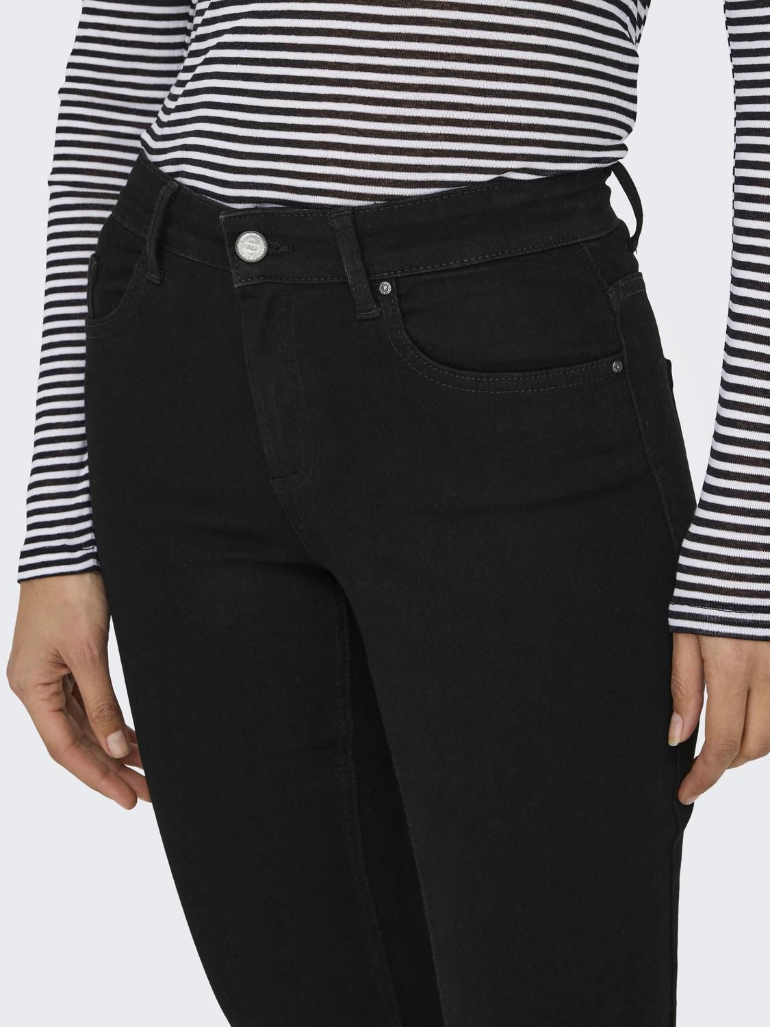 ONLBLUSH MID FLARED DNM REA2343 NOOS Black Denim