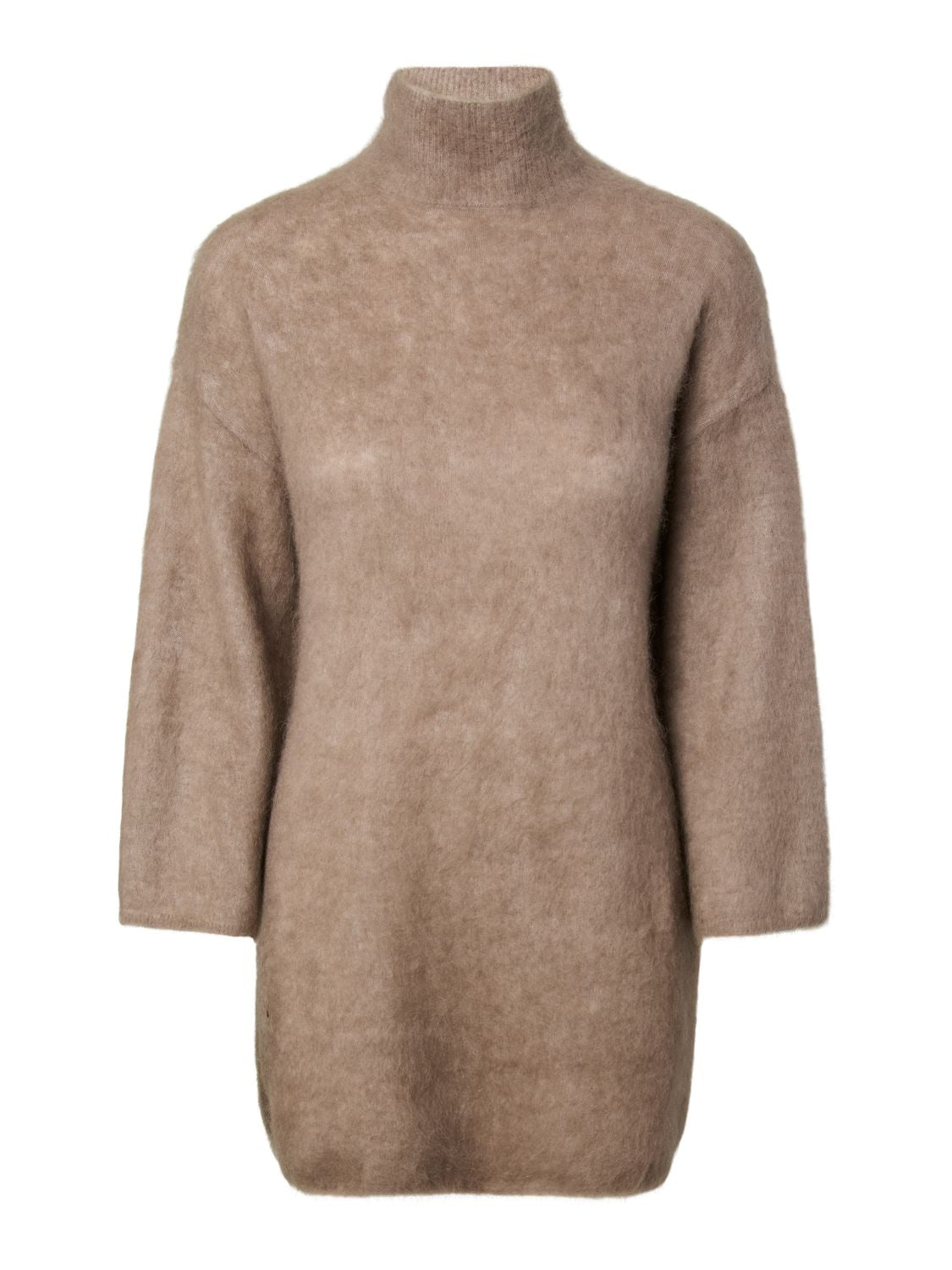 YASTILDE 7/8 MOHAIR BLEND KNIT DRESS