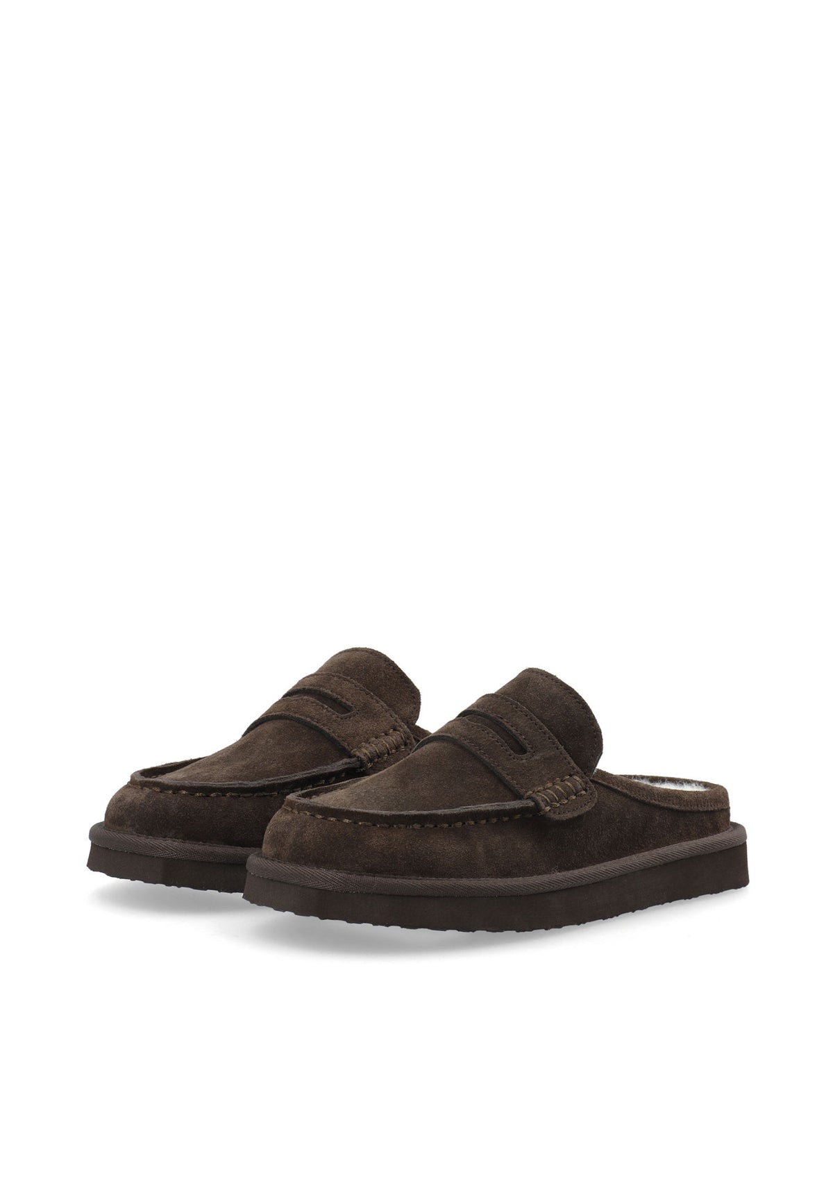 Biasnow Moc Toe Slipper Suede