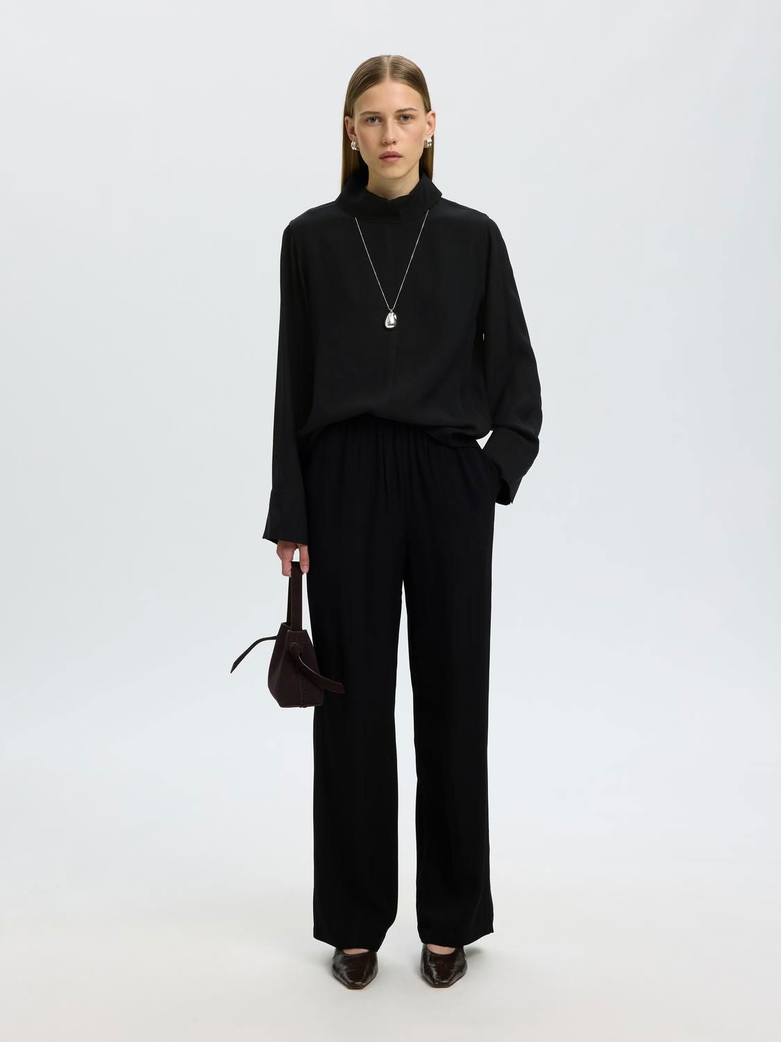 Slwsoler Regular Ls High Neck Top