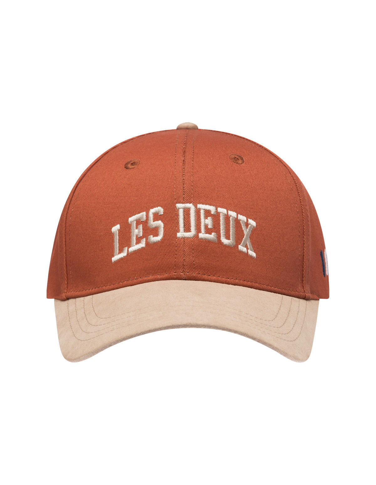 BLAKE SUEDE BASEBALL CAP 3.0 TERRACOTTA/DARK SAND