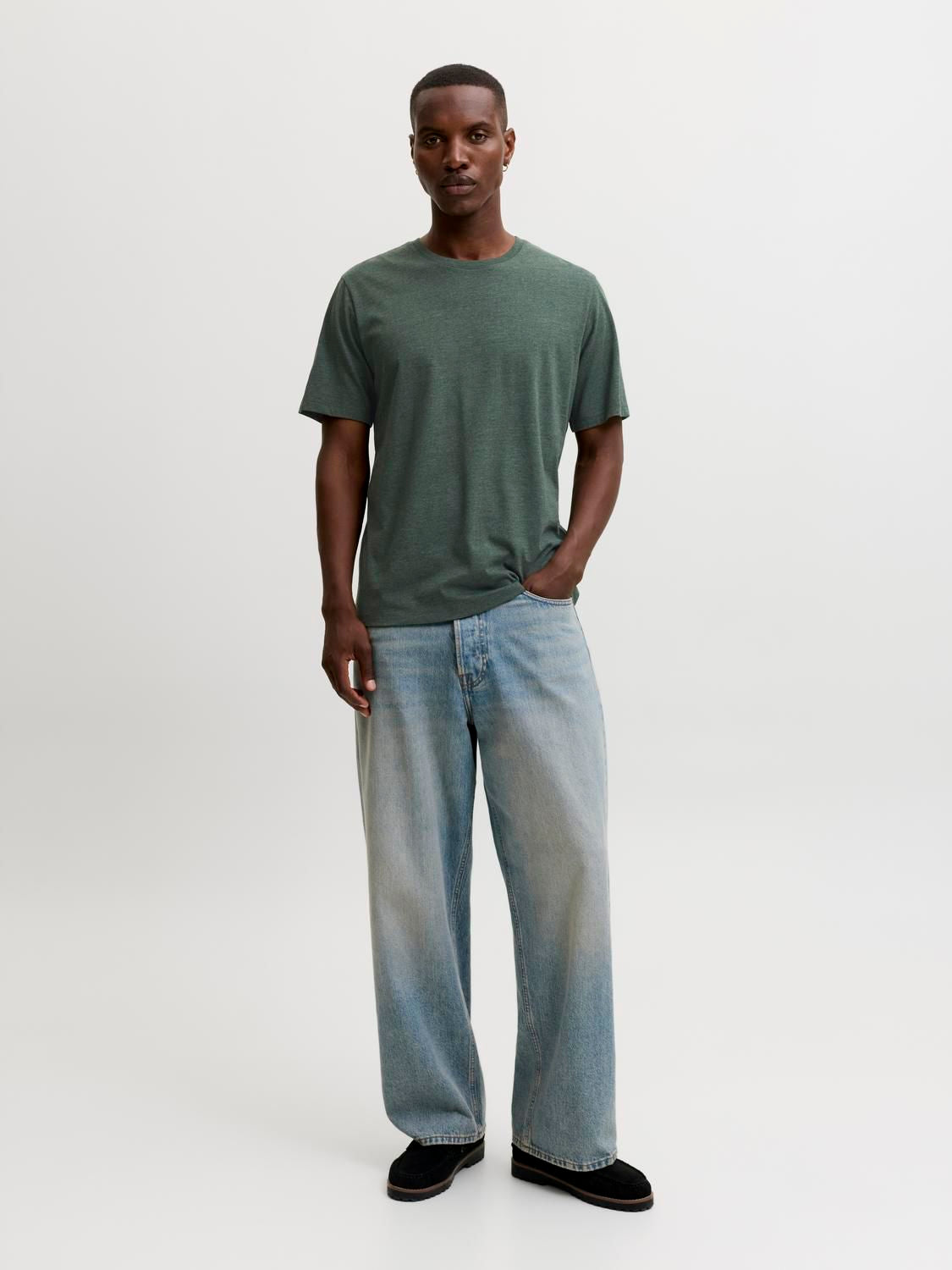 Jjeorganic Melange Tee Ss O-Neck Noos