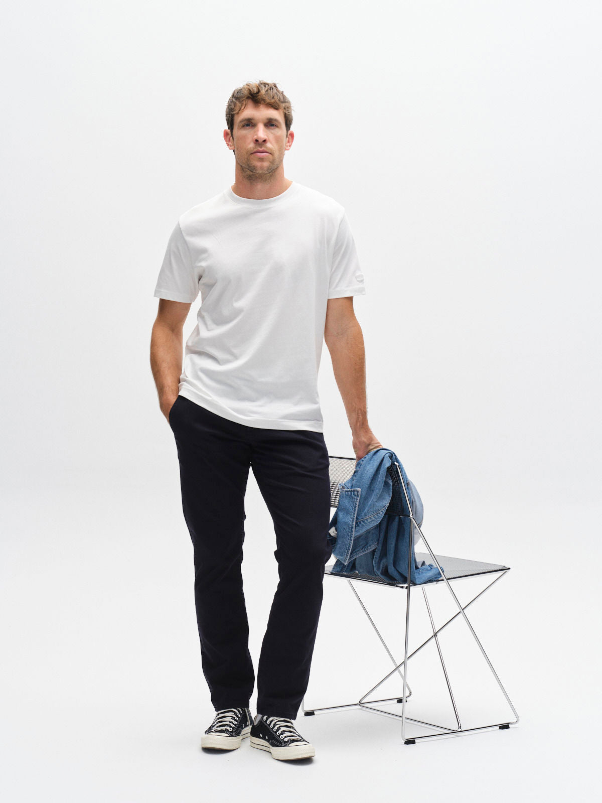 PAUL K3280 DALE CHINO BLUE BLACK