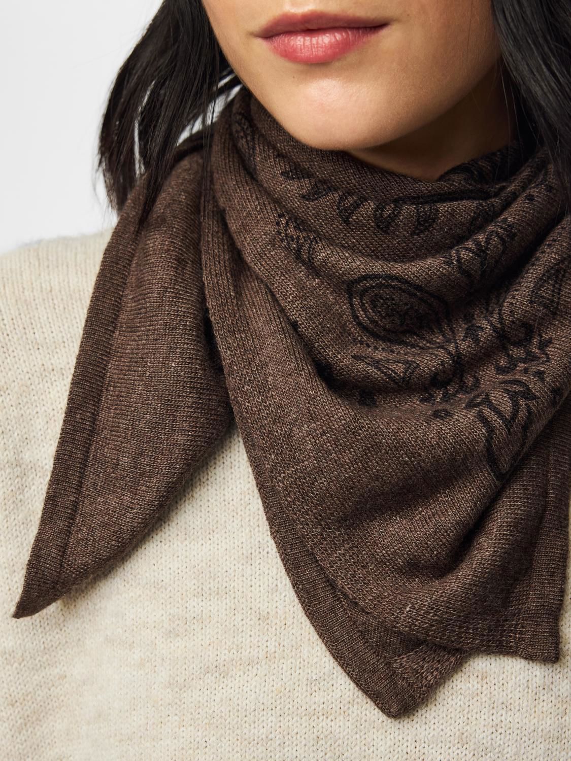 Pcnovis Small Square Scarf Noos