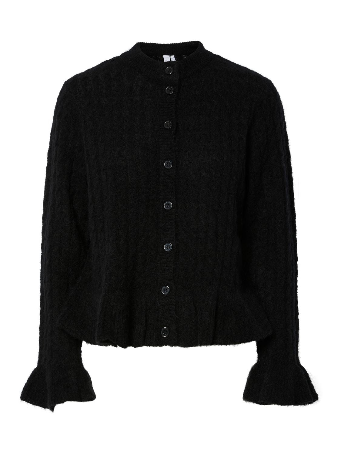 YASNUMA LS KNIT CARDIGAN Black