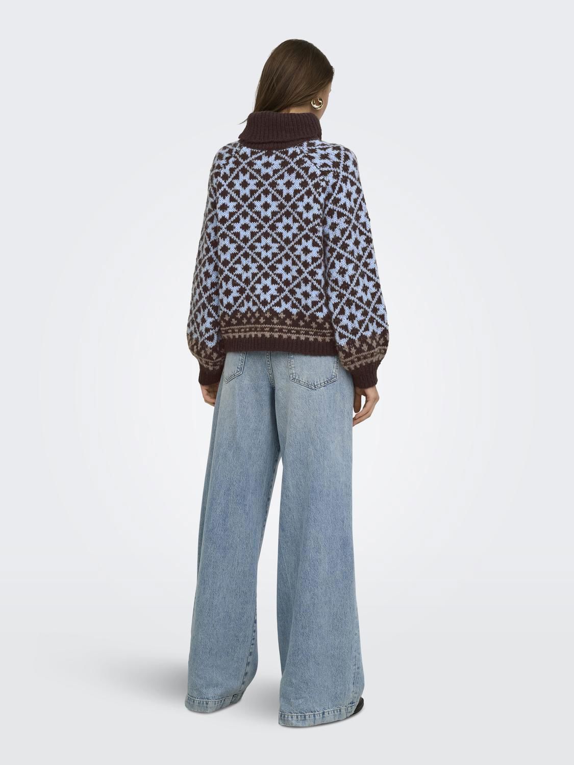 Onlcaro Ls Rollneck Cc Knt
