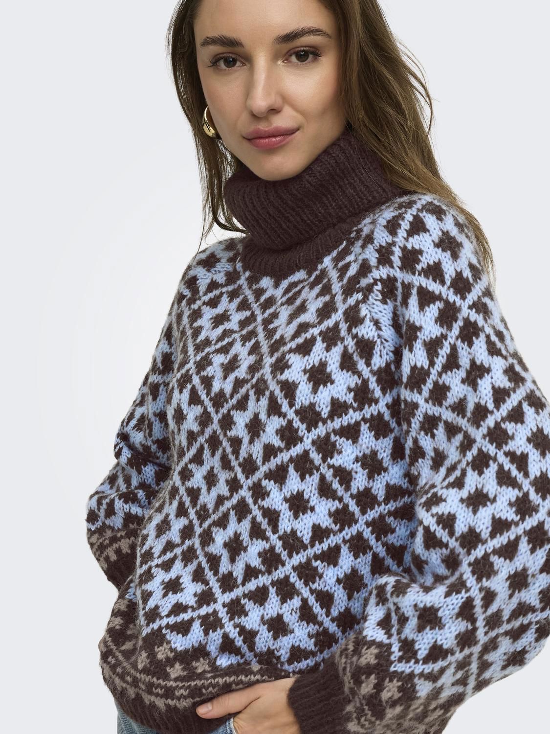 Onlcaro Ls Rollneck Cc Knt