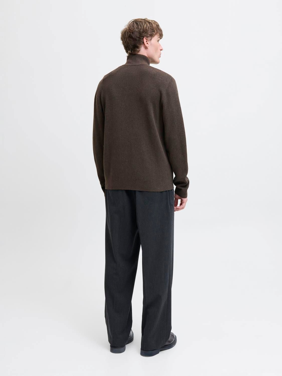 Jprblamilano Stitch Knit Half Zip Sn