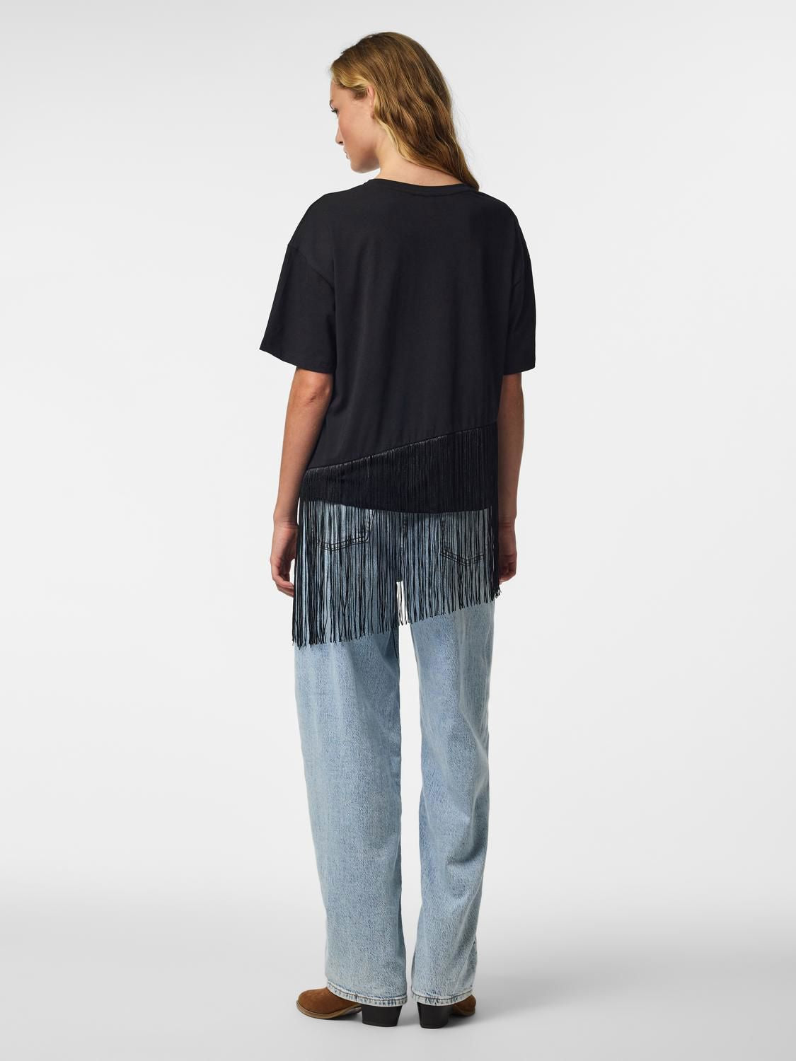 Pcollie Ss O-Neck Frills T-Shirt Jrs D2d