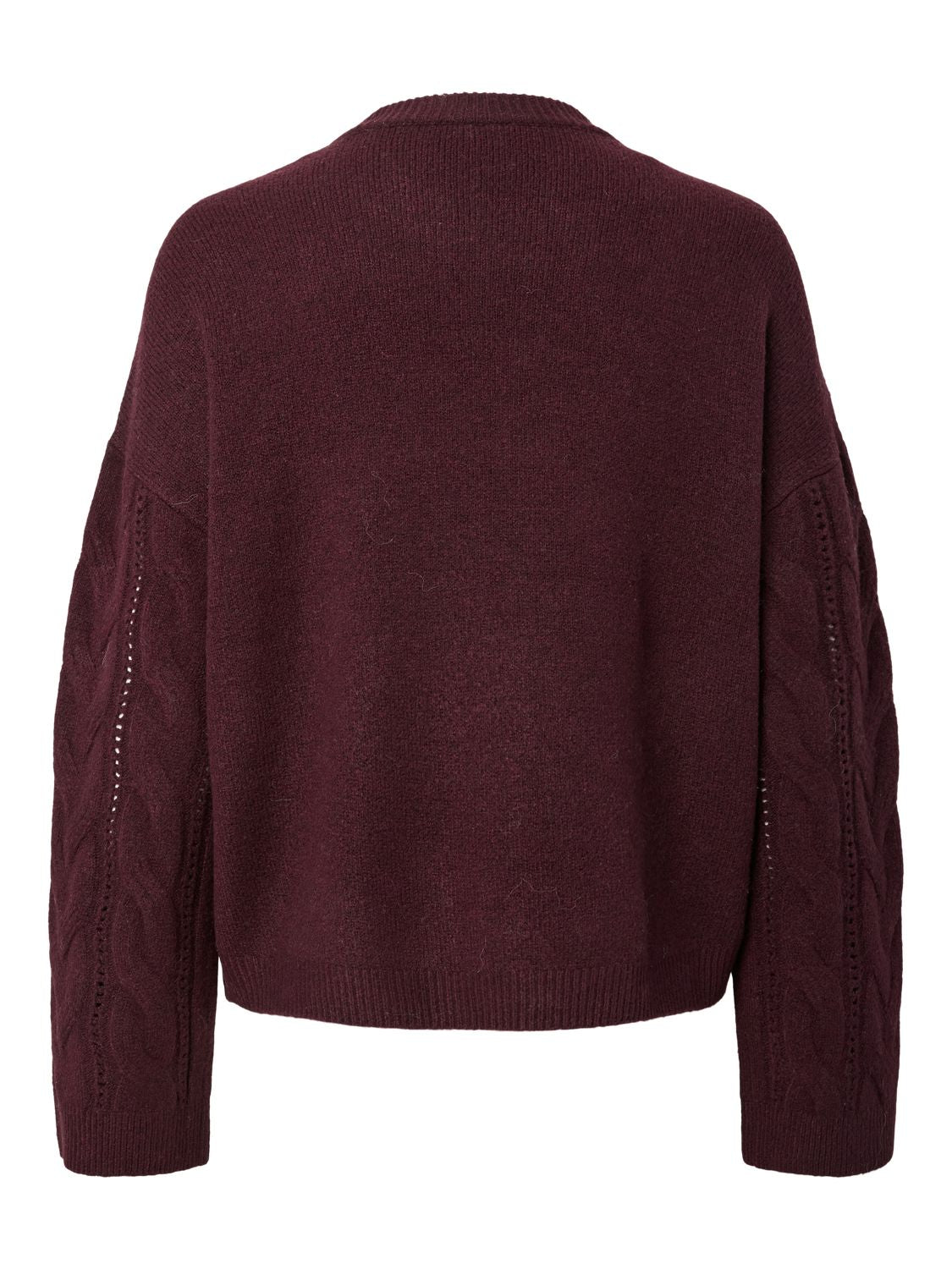 Pckathy Ls O-Neck Cable Knit Noos Bc