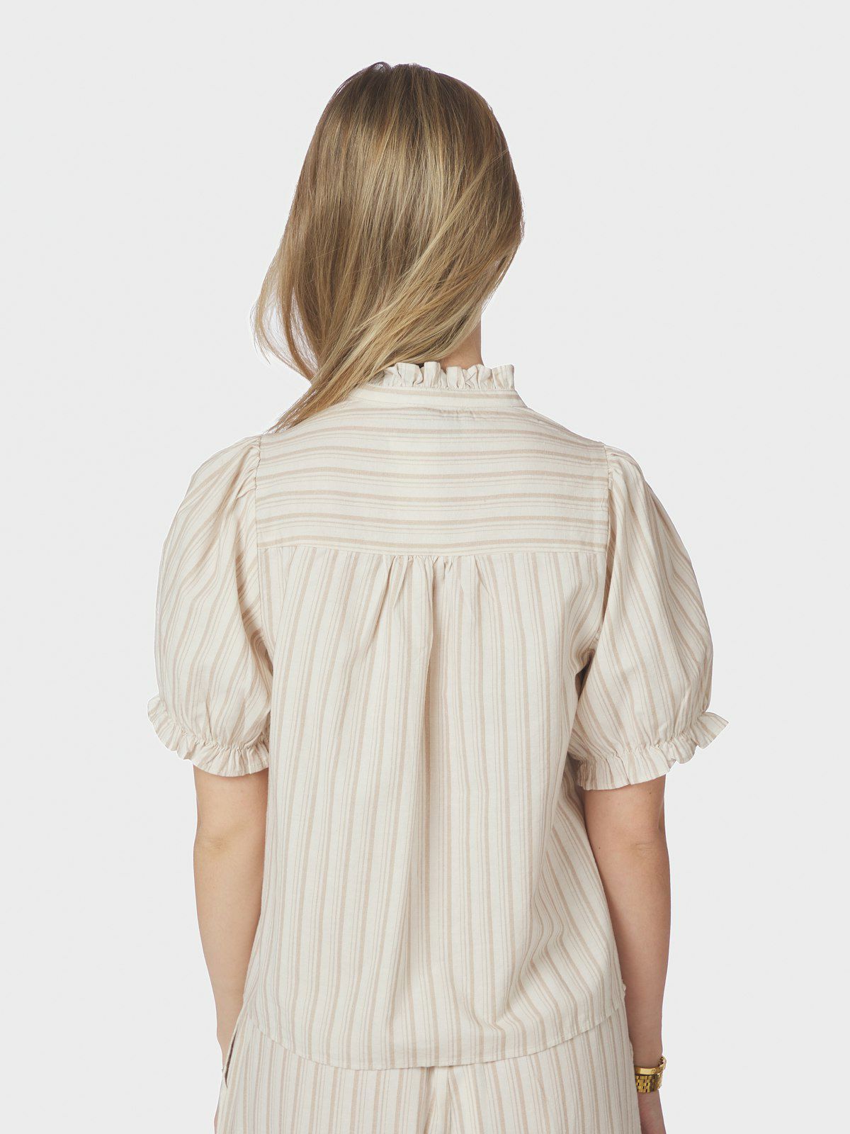 Odesa Linen Stripe Blouse