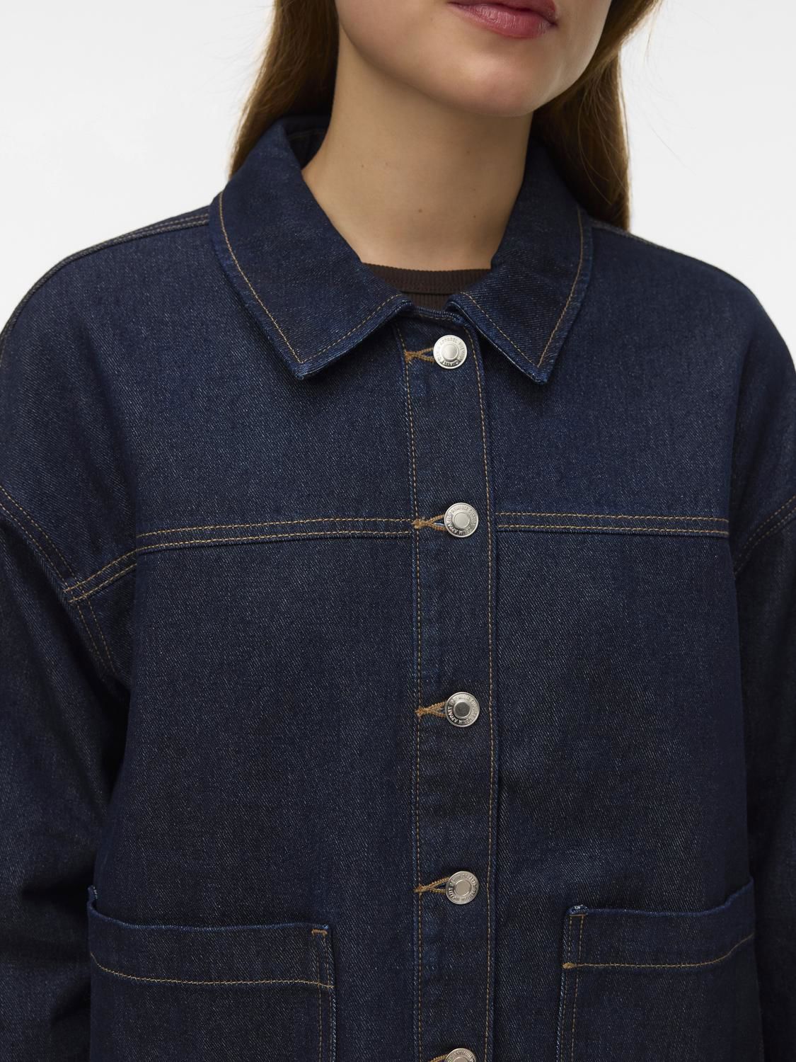 Vmjamie Ls Denim Shacket Mix Ga Noos