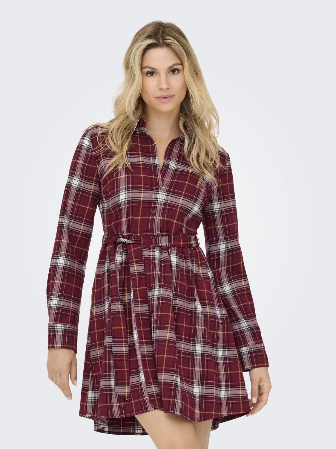 Onlwren Check Short Dress Wvn