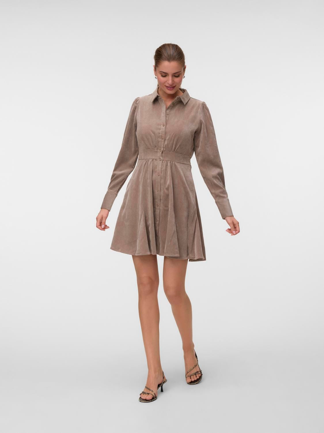 Awane Ls Short Shirt Dress