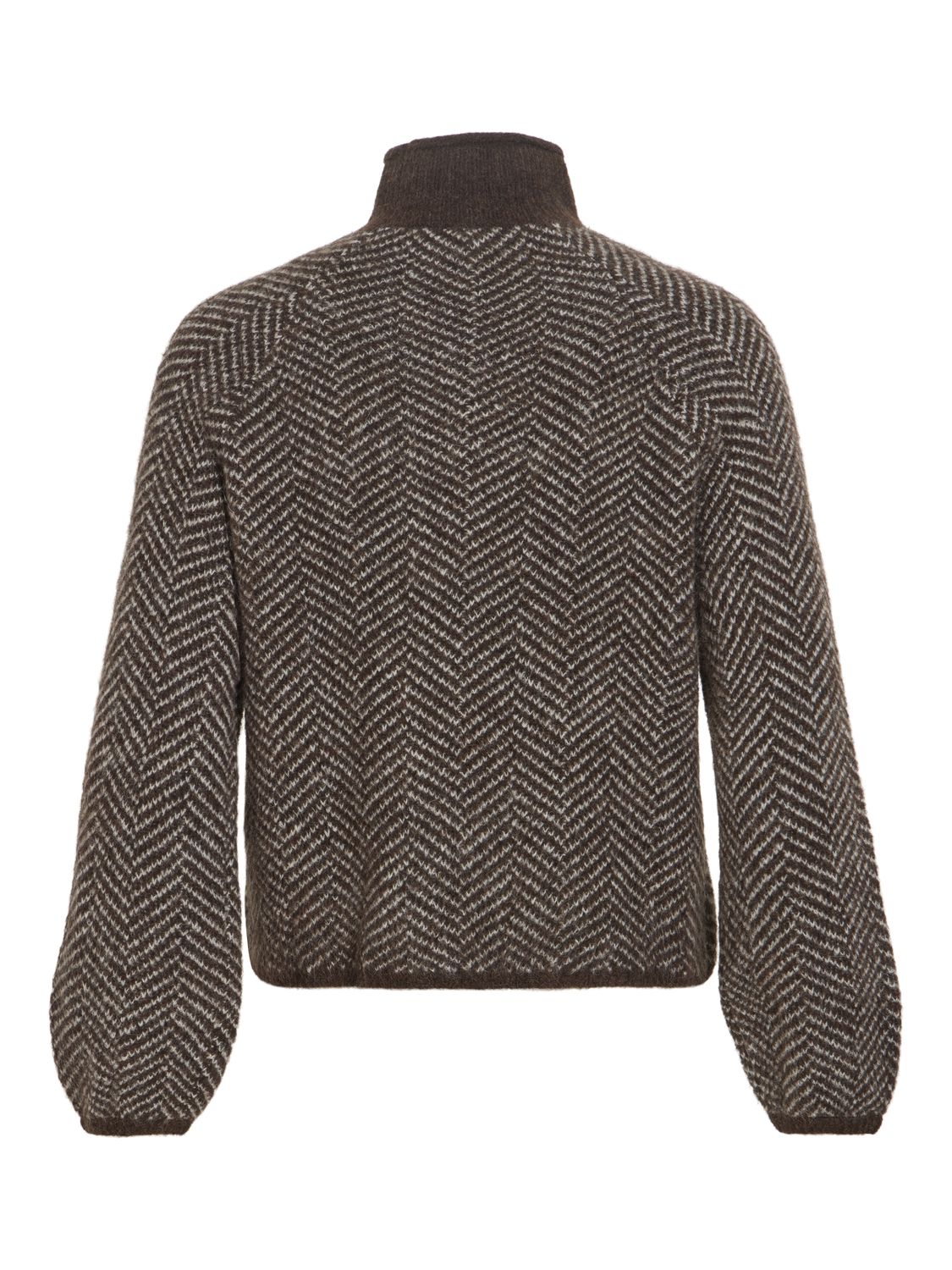Vilory High Neck L/s Knit Top - Noos