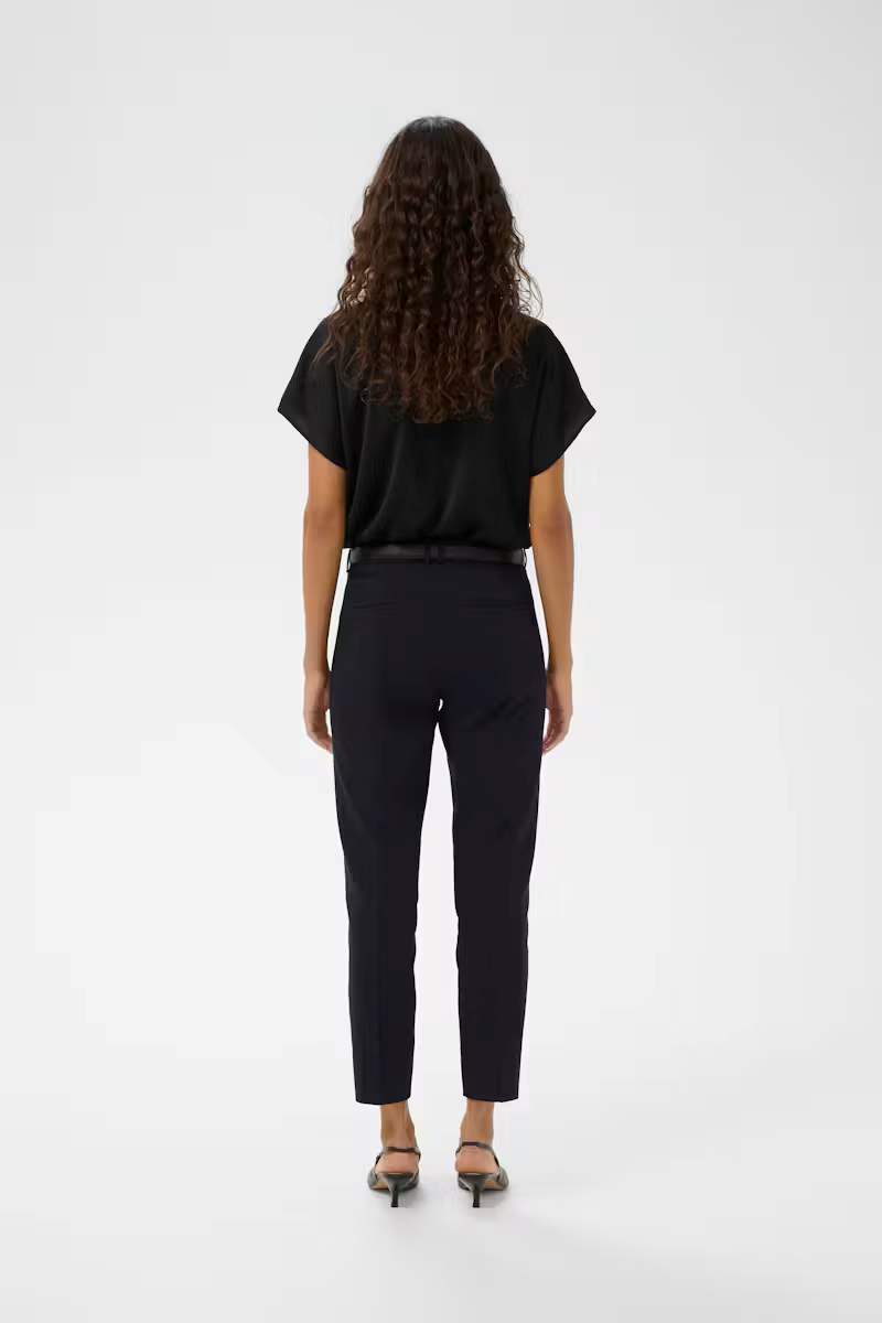 ZellaIW Flat Pant- BLACK