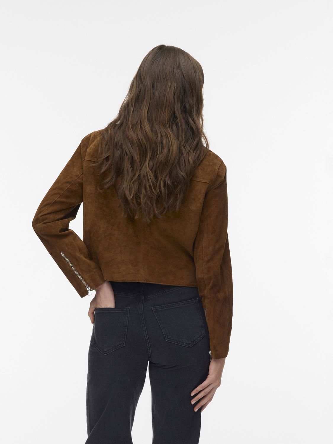 Vmjanicejade Short Suede Jacket Excl