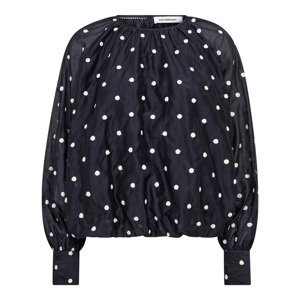 Ditacc Dot Ls Balloon Blouse