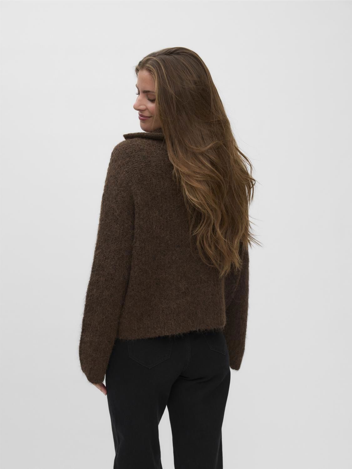 Vmnolan Ls Zipper Pullover
