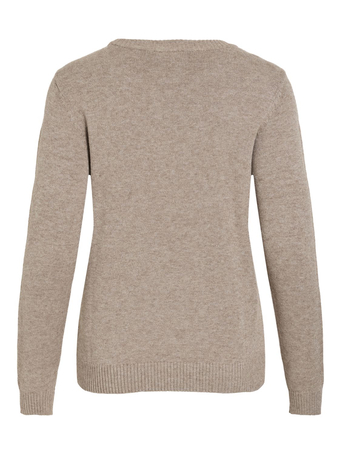 VIRIL O-NECK L/S KNIT TOP NOOS FALCON/MELANGE