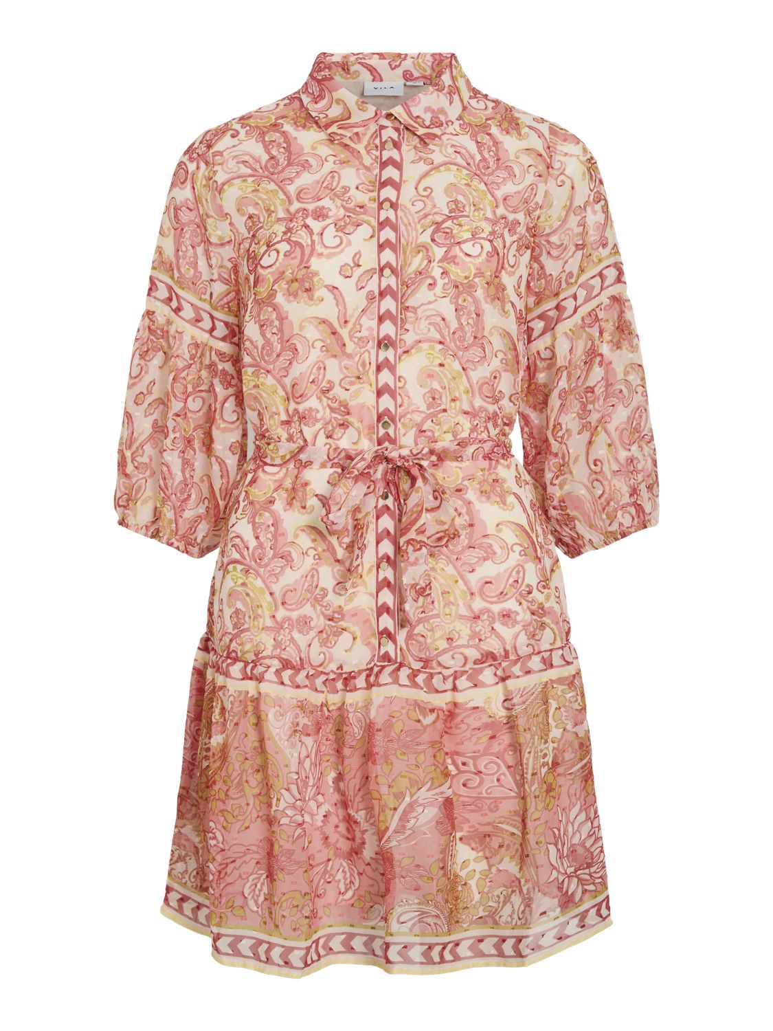 Vipraya Printed Short Dress/ln/1