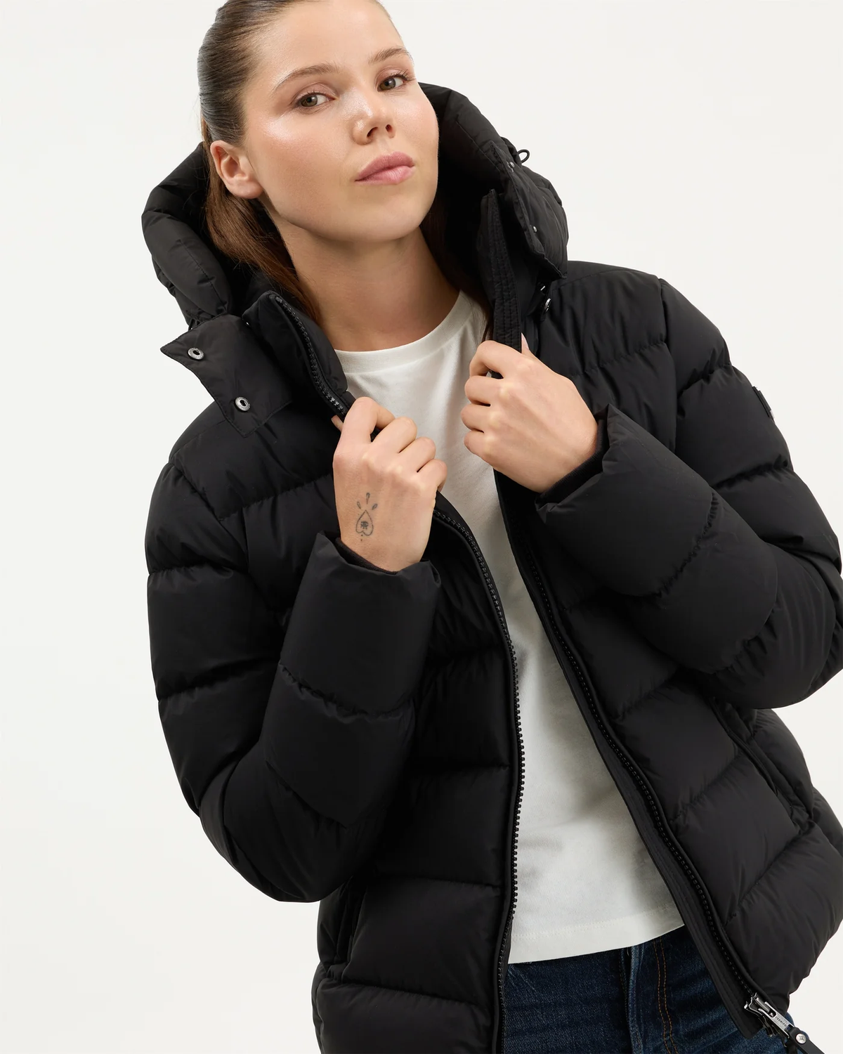 Vega Short jacket w Black