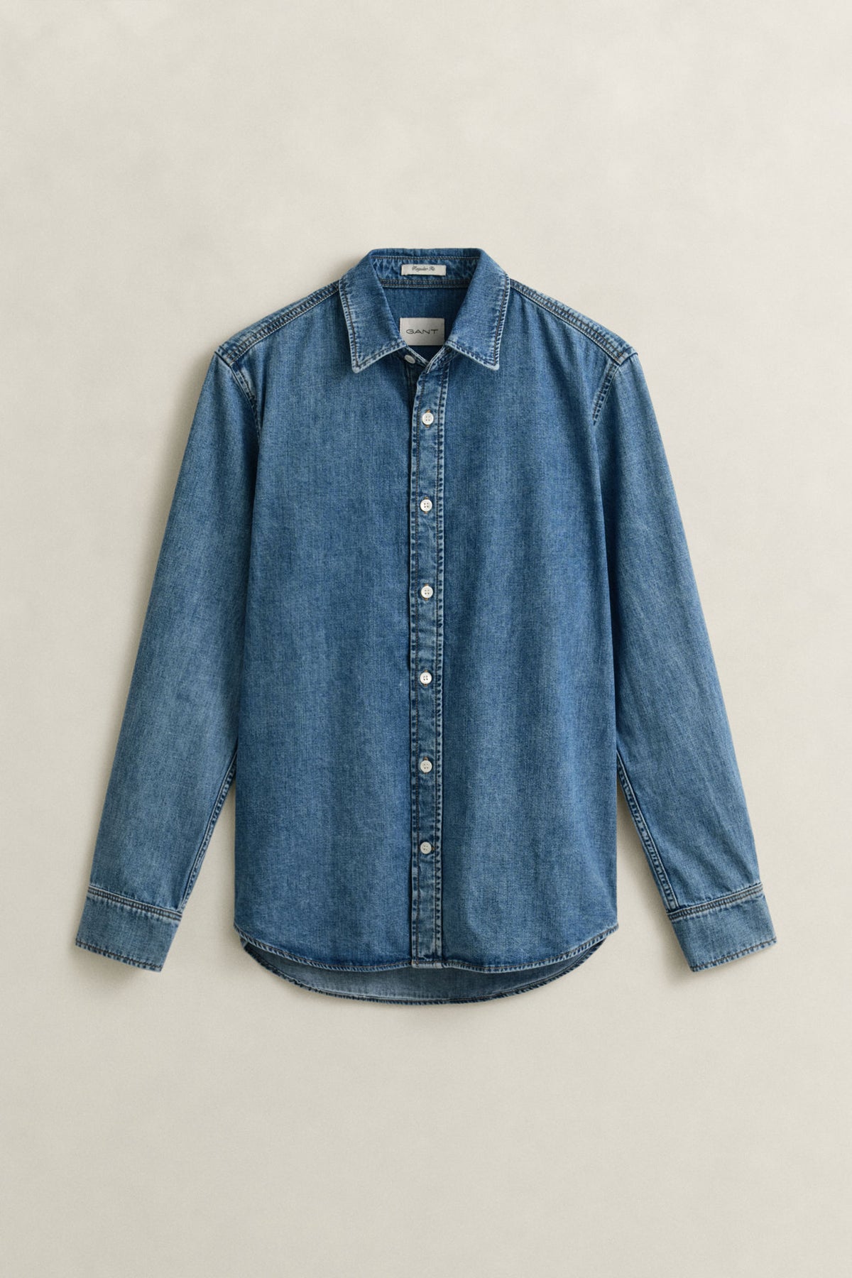REG DENIM SHIRT 3260089 SEMI LIGHT BLUE