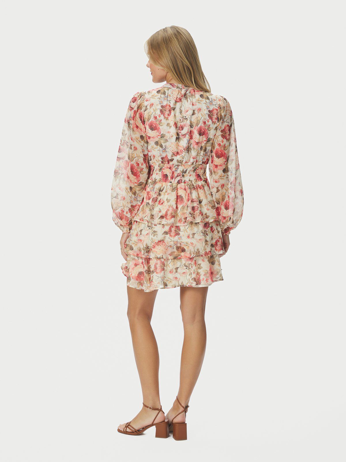 Mio Vintage Flower  Dress