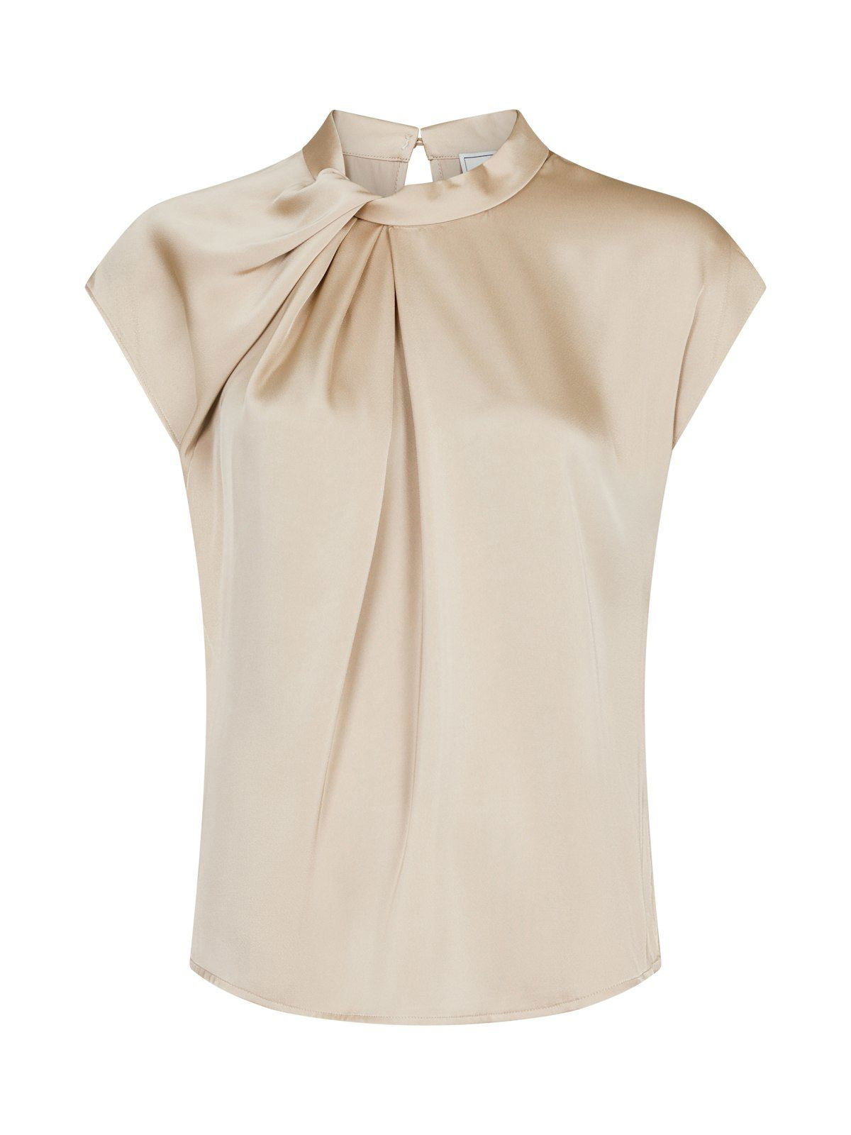 Fleur Drapy Satin Blouse