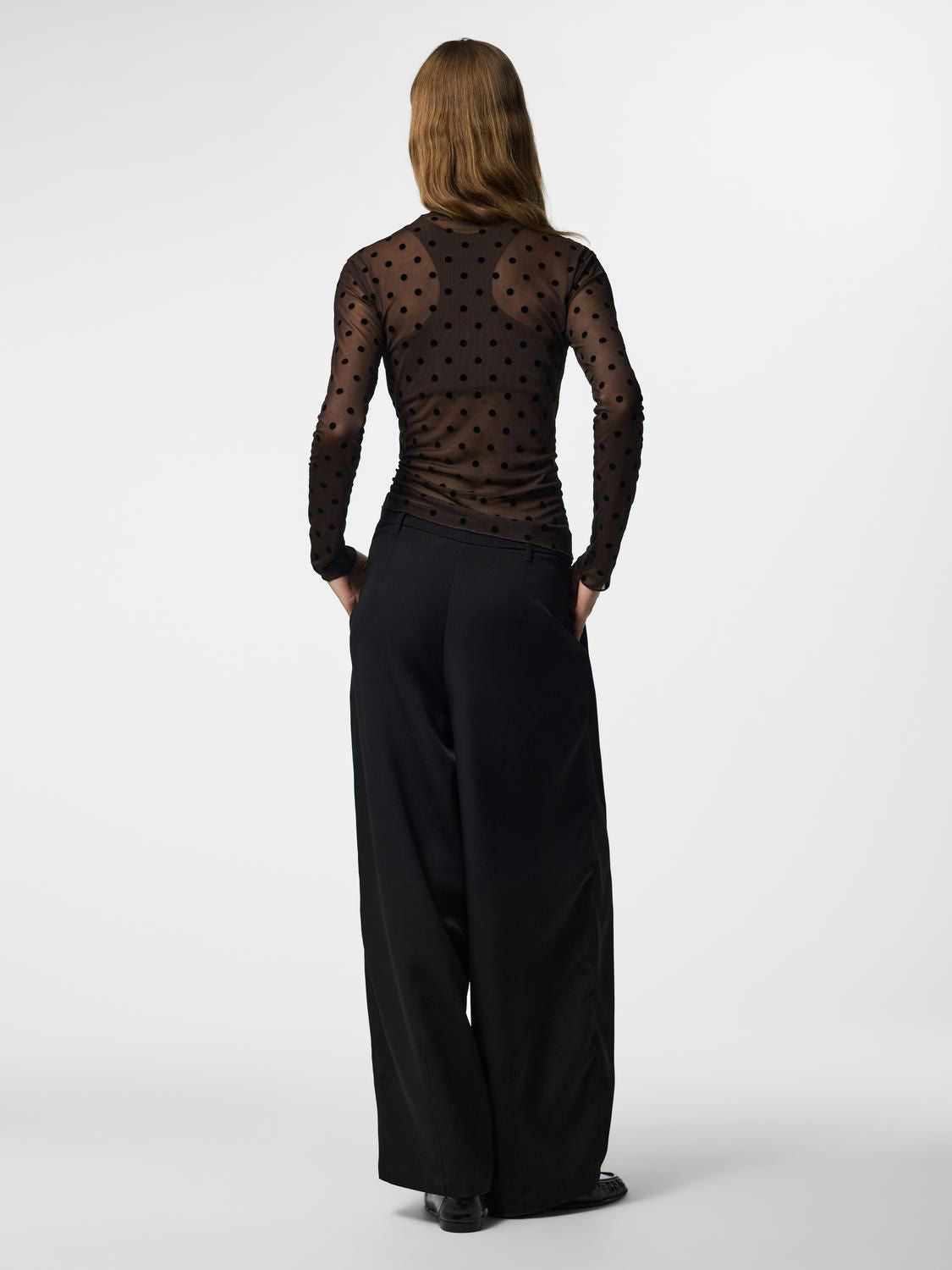 Pcjeshi Ls High Neck Top Jrs Bc