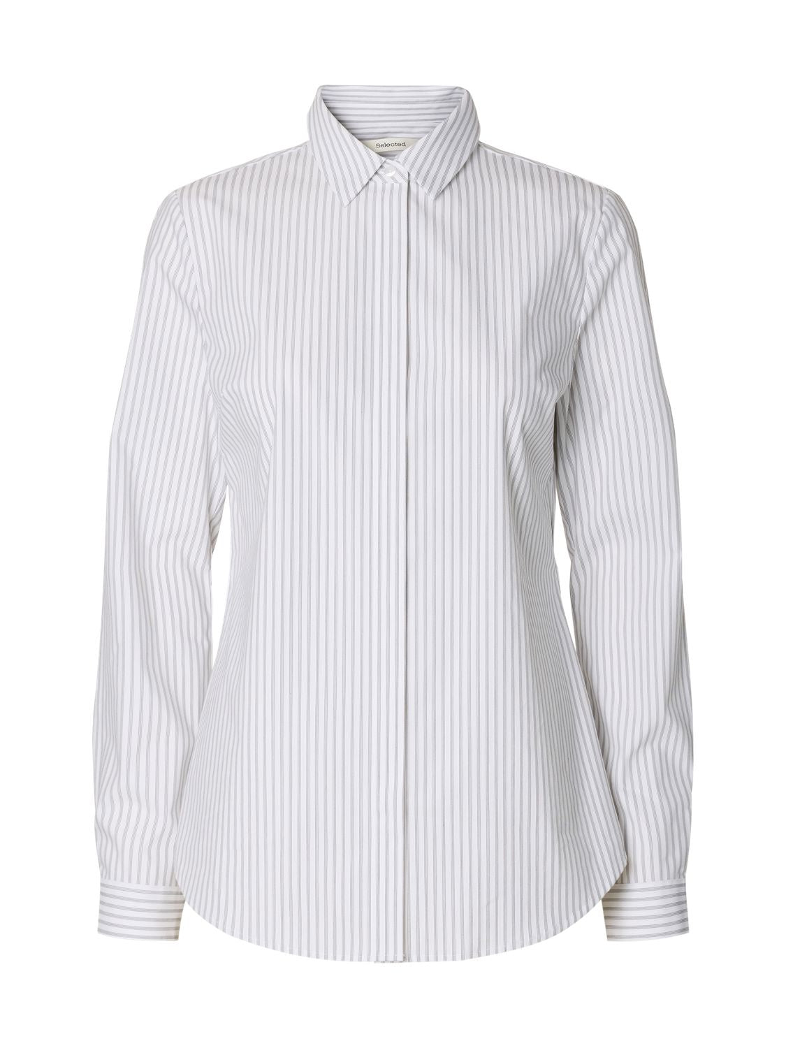 Slwromie Ls Striped Fitted Shirt Noos