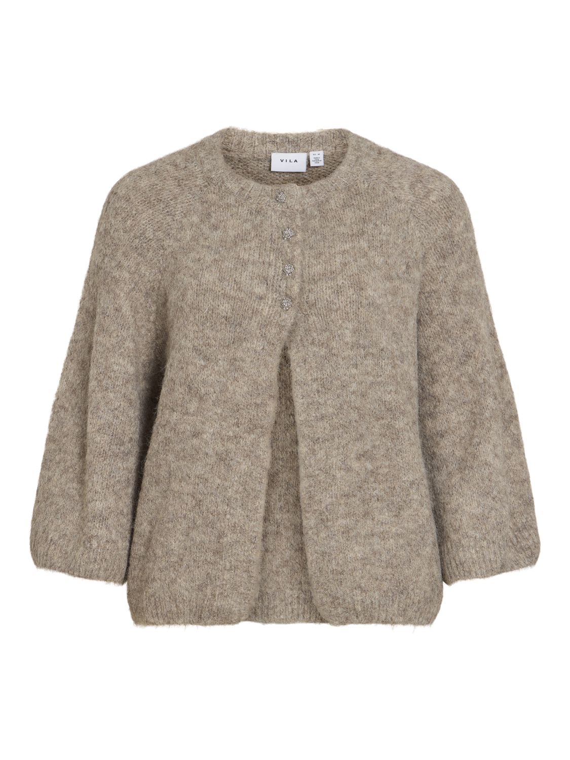 Vibows 3/4 Knit Cardigan/ln/1