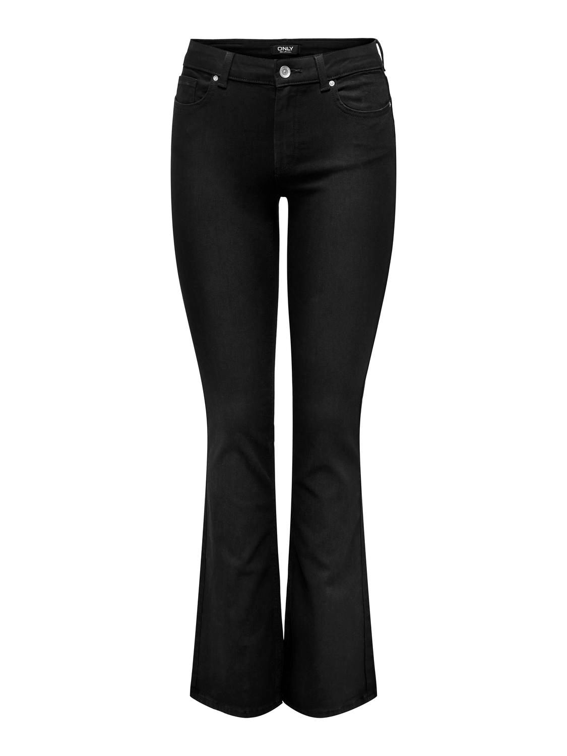 ONLBLUSH MID FLARED DNM REA2343 NOOS Black Denim