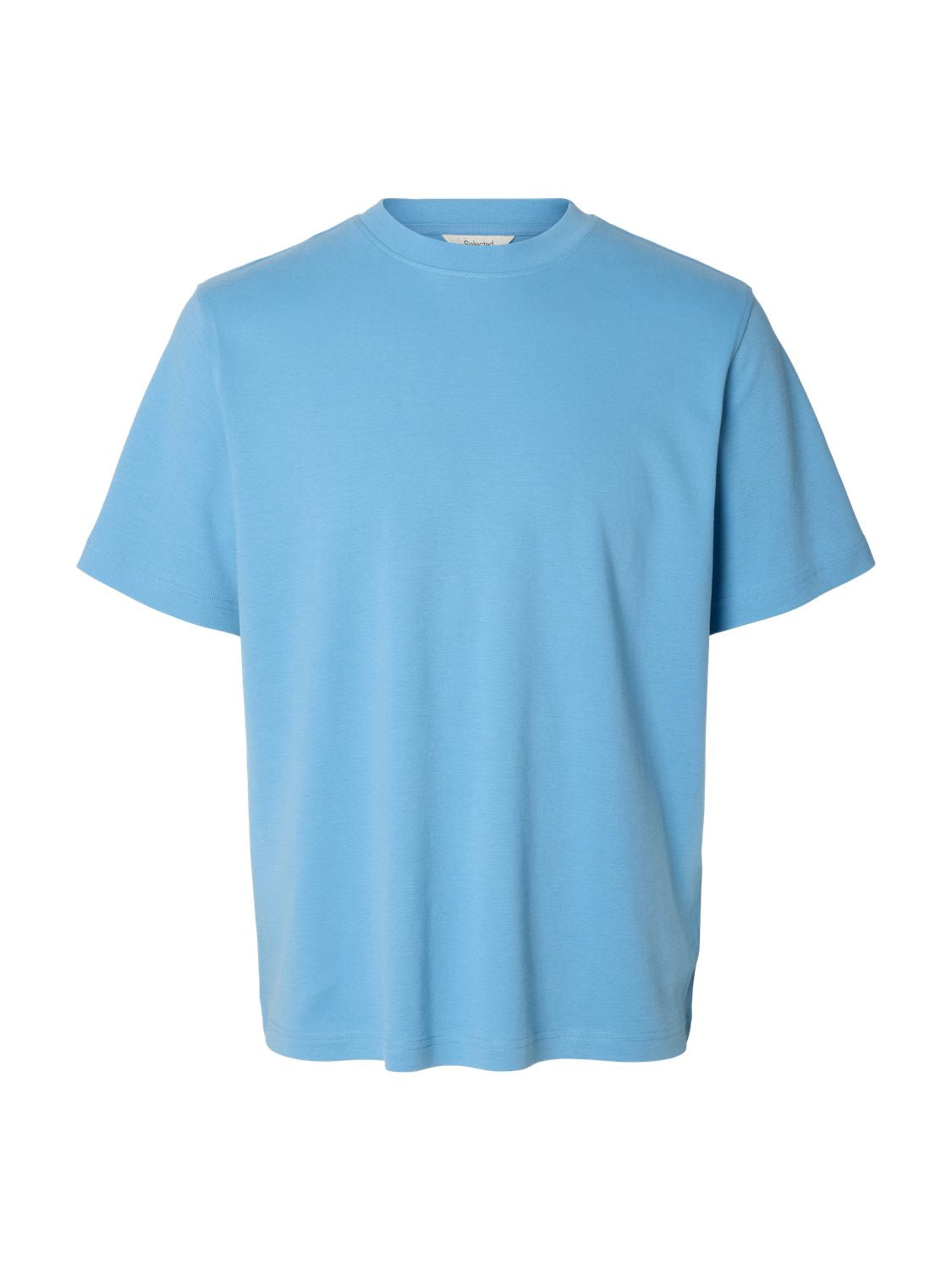 Slmtaj Mid Wgt Peach Ss O-Neck Tee Noos