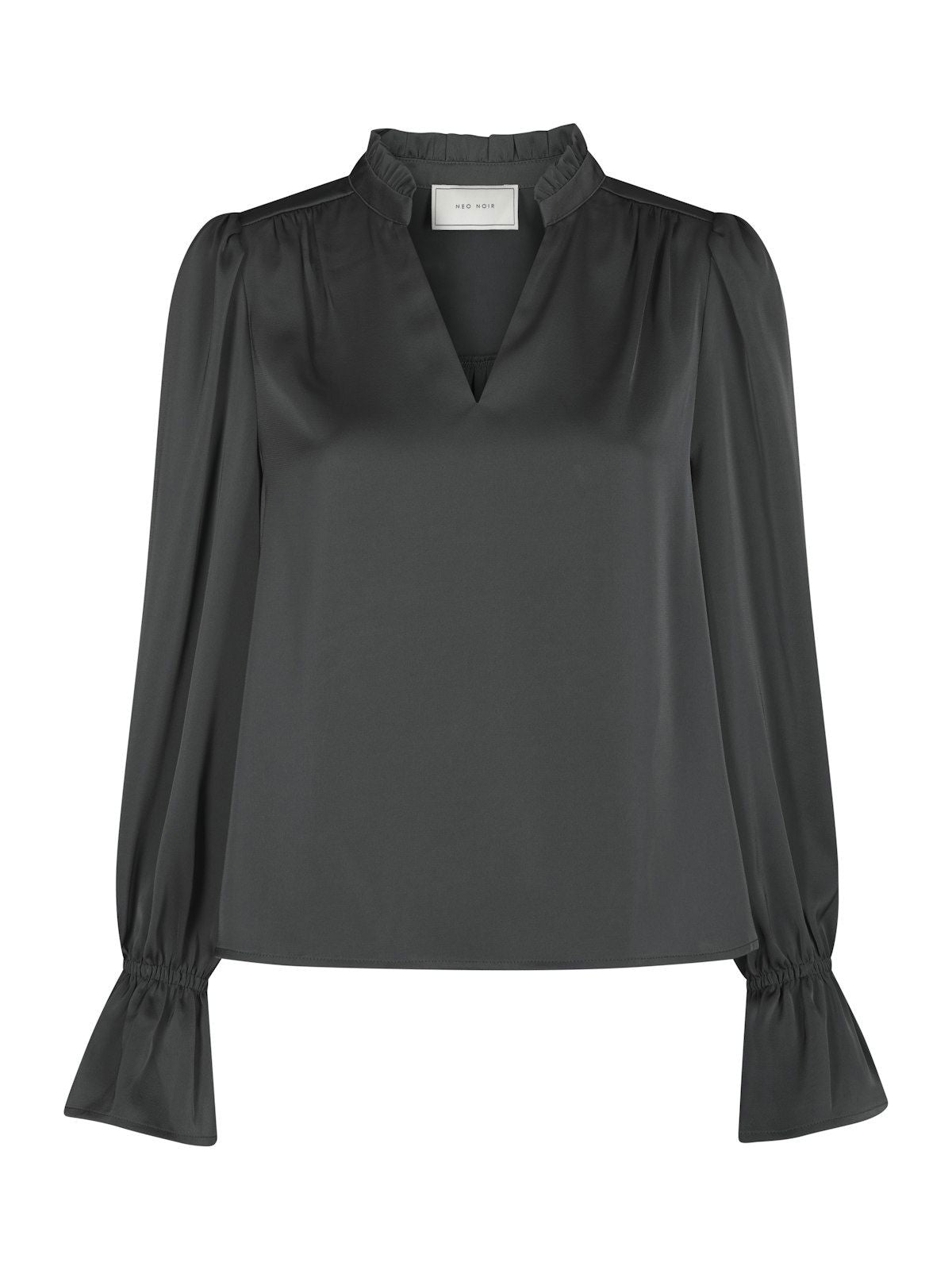 Amara Drapy Satin Blouse