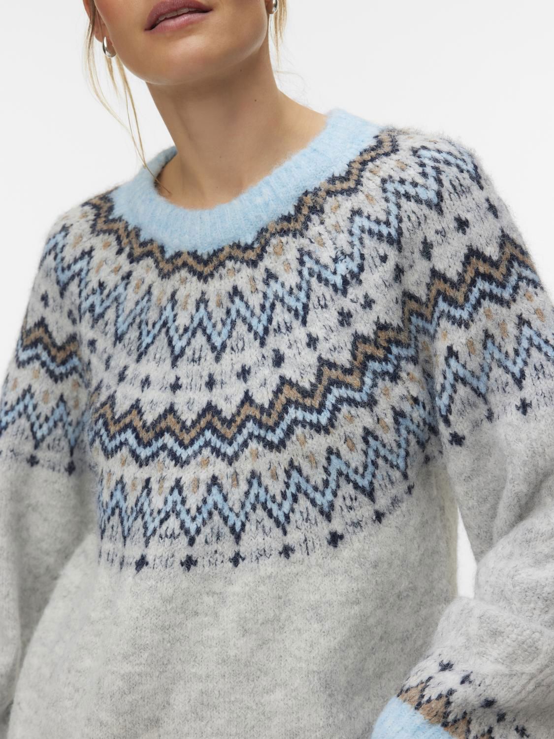 Vmjuliana Ls O-Neck Pullover Boo