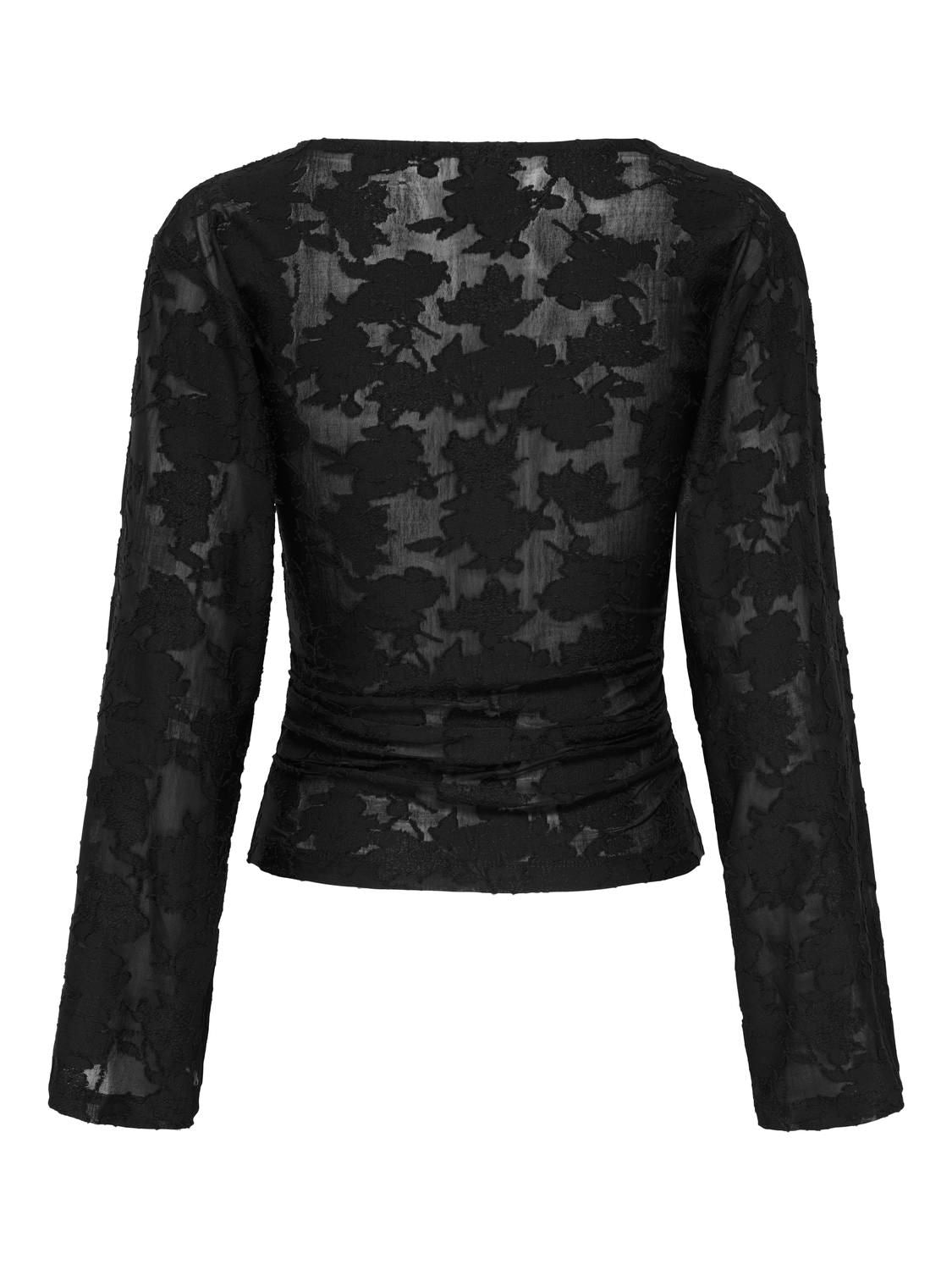 Onlnadia L/s Ruching Top Jrs