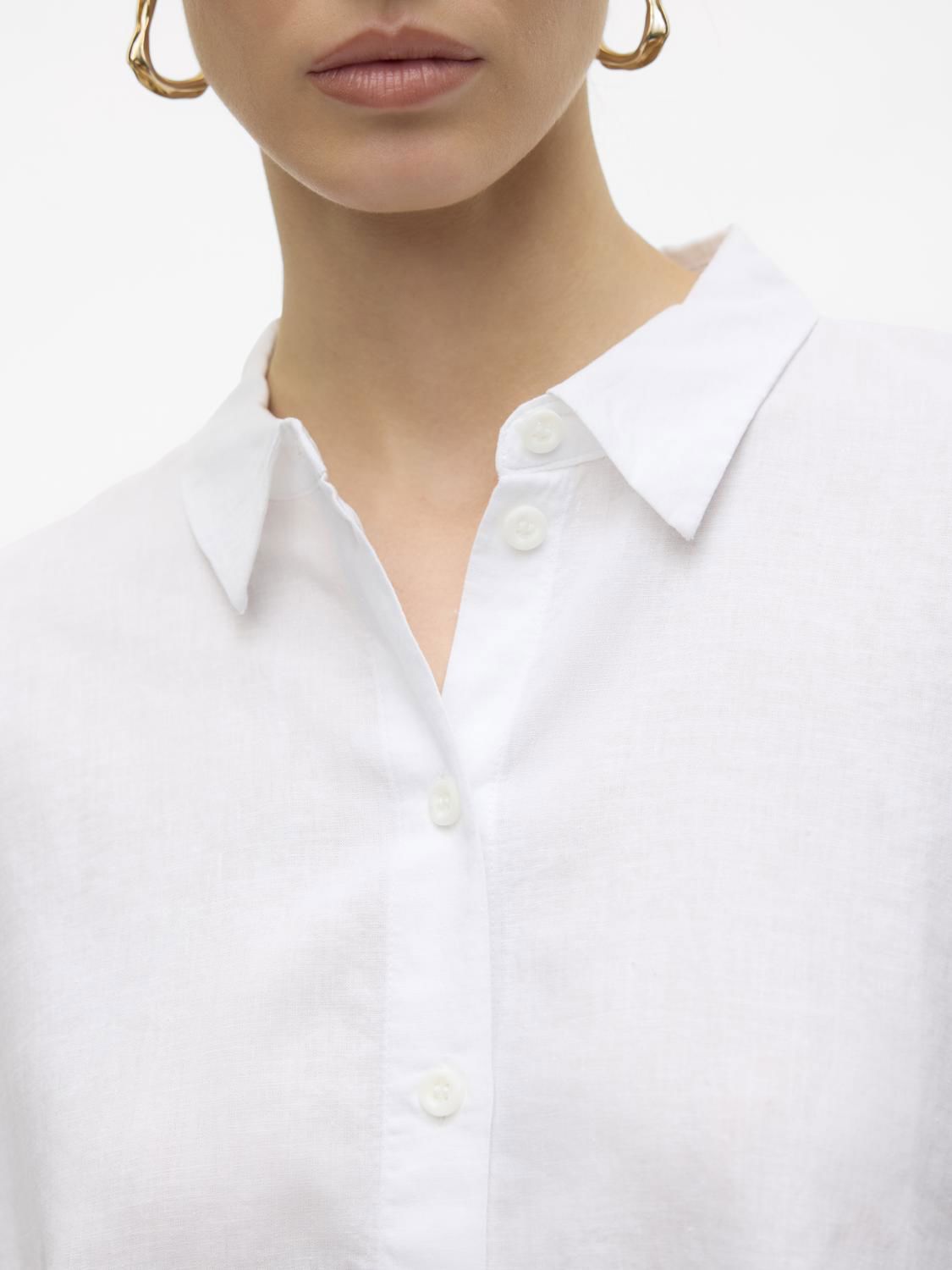 Vmlinn 2/4 Short Shirt Wvn Noos