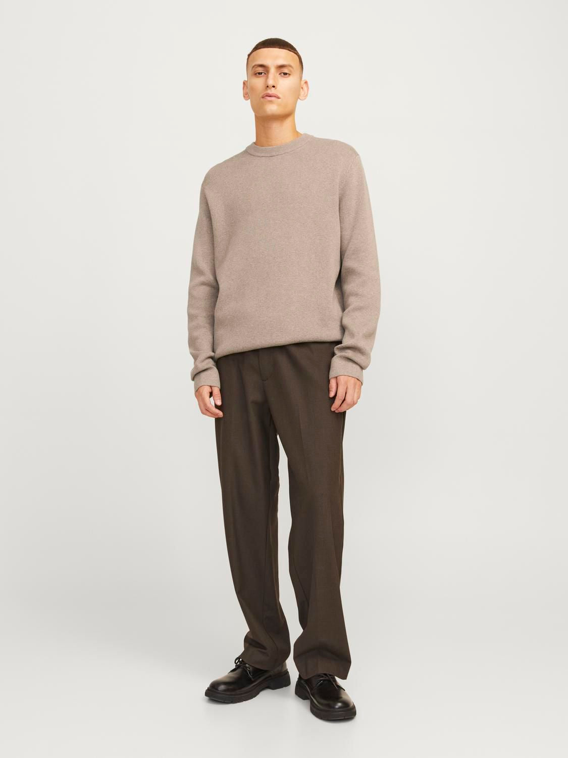 Jjmilano Stitch Knit Crew Neck Sn