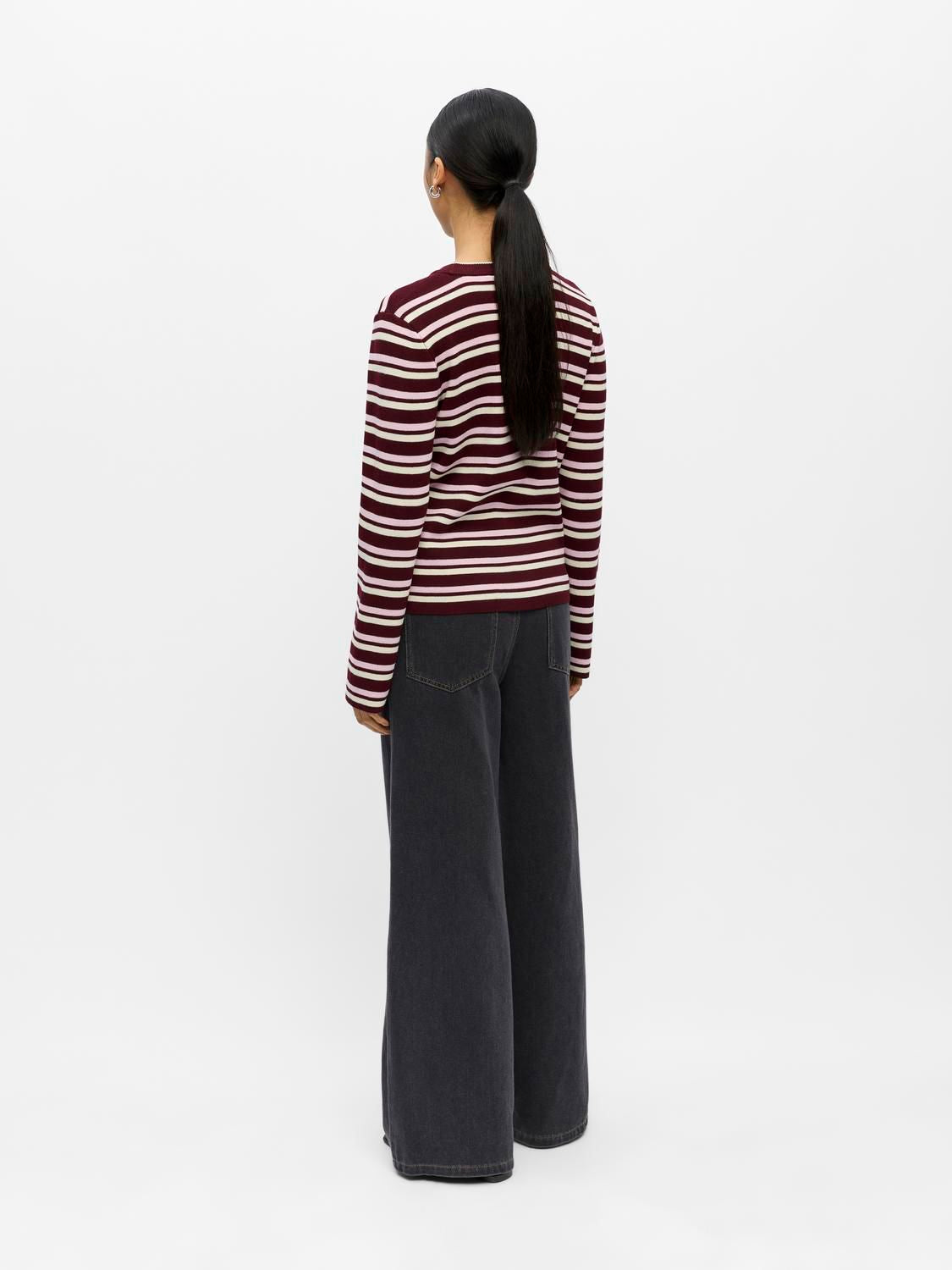 Objester L/s Re Knit Pullover Noos