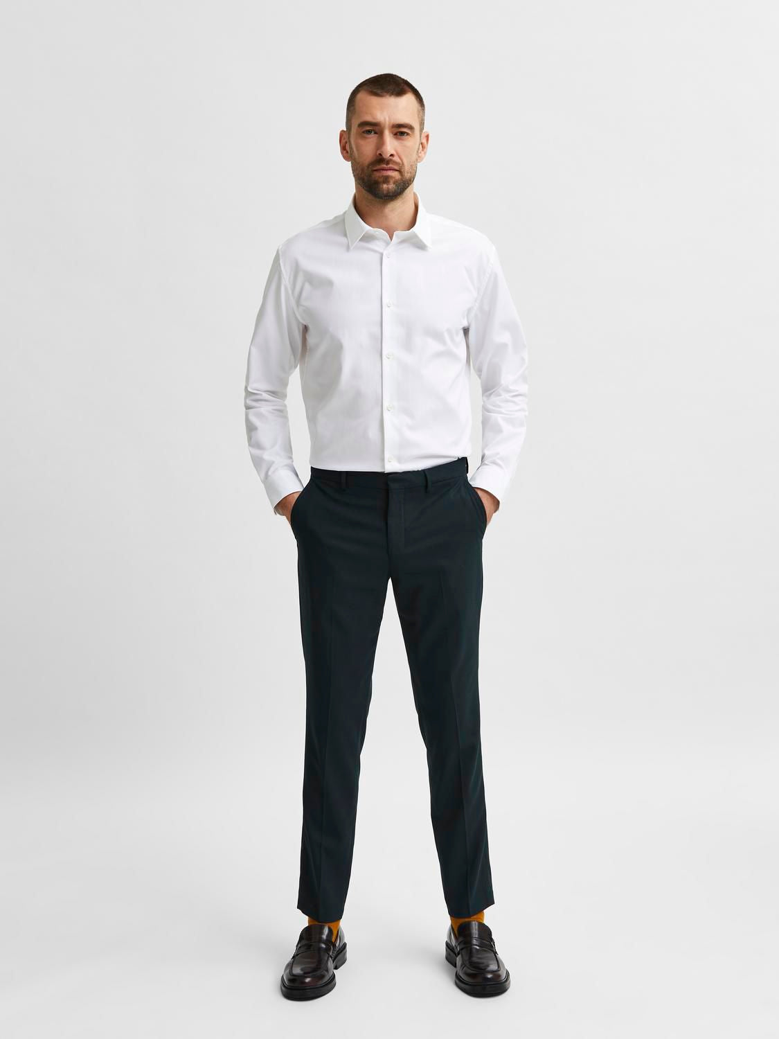 Slmregethan Shirt Ls Classic Noos