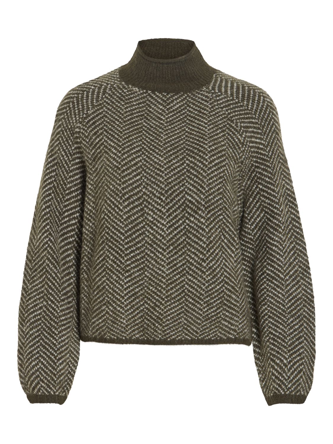 Vilory High Neck L/s Knit Top - Noos