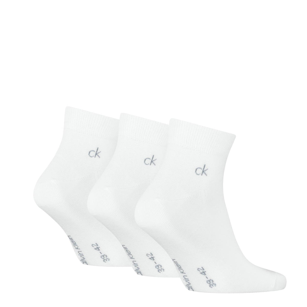 Ck  Man 3pk Quarter Sock