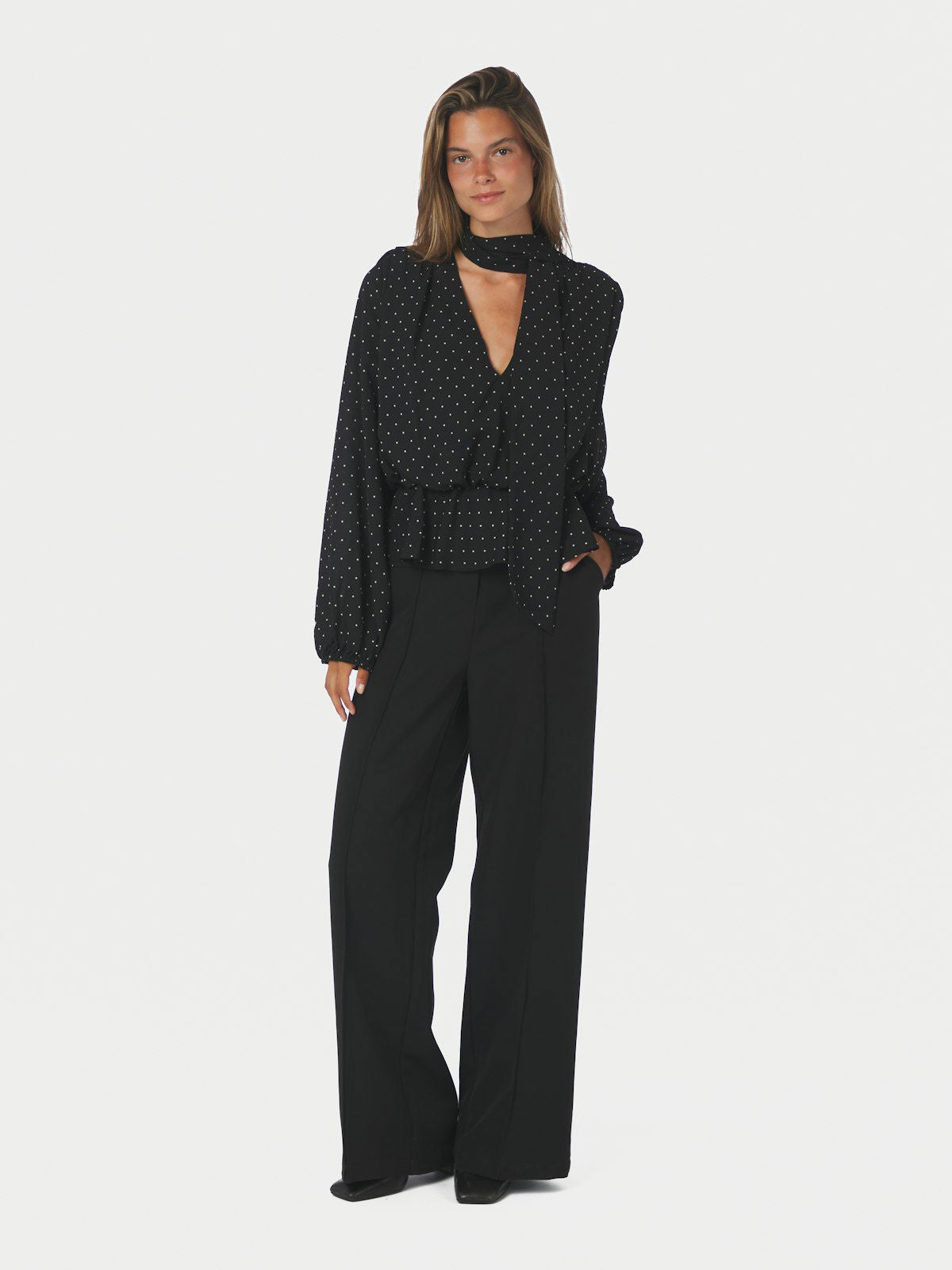 Ettalie Dot Blouse