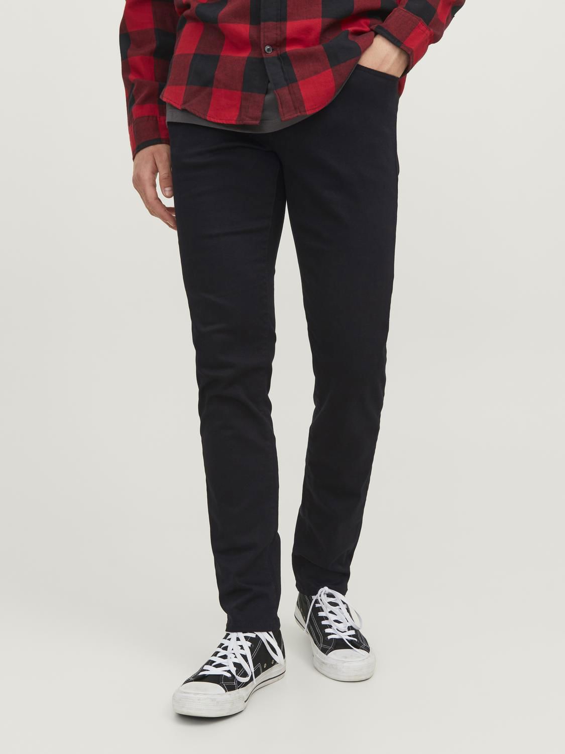 JJIGLENN JJICON JJ 177 50SPS NOOS -BLACK DENIM