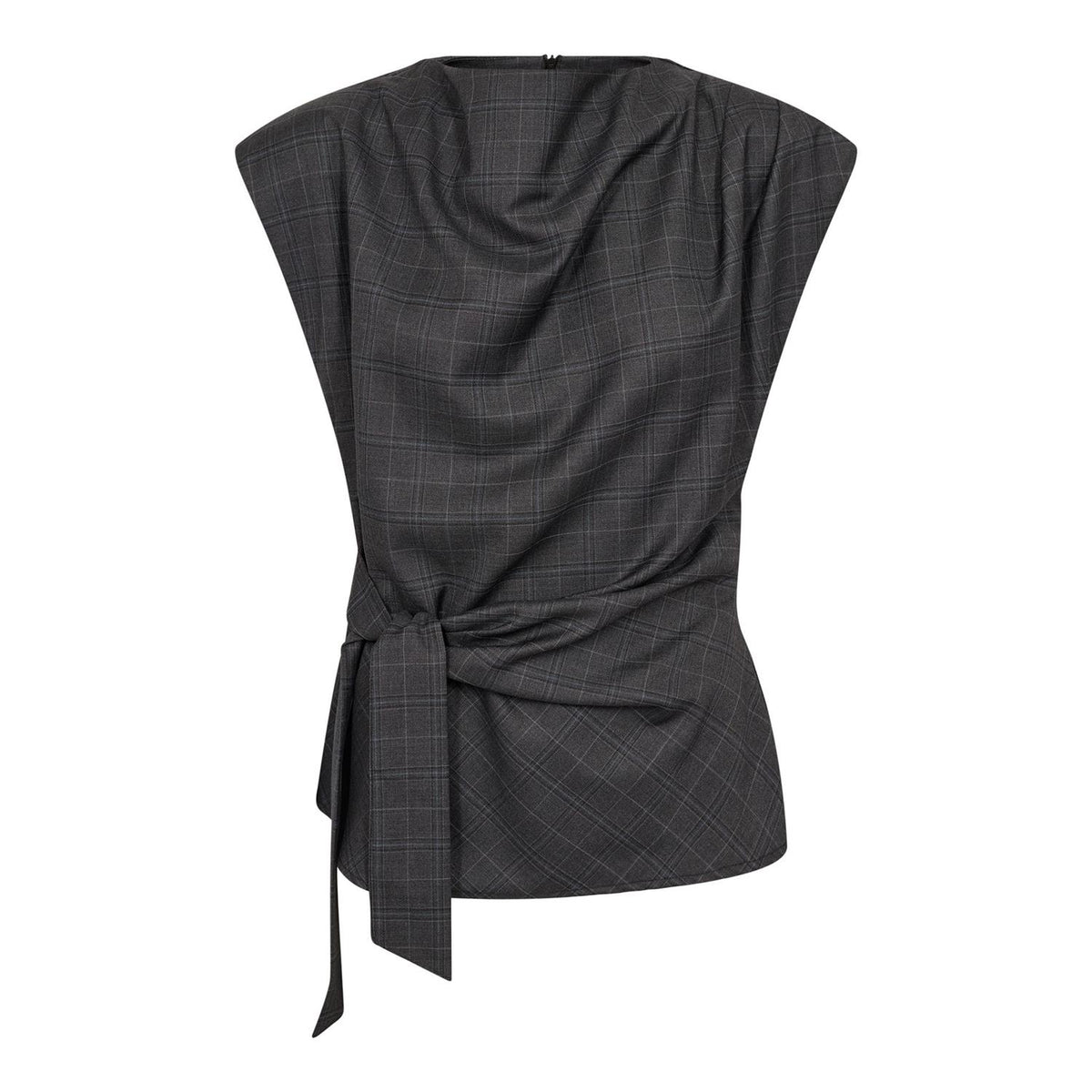 Eloracc Check Pleat Top
