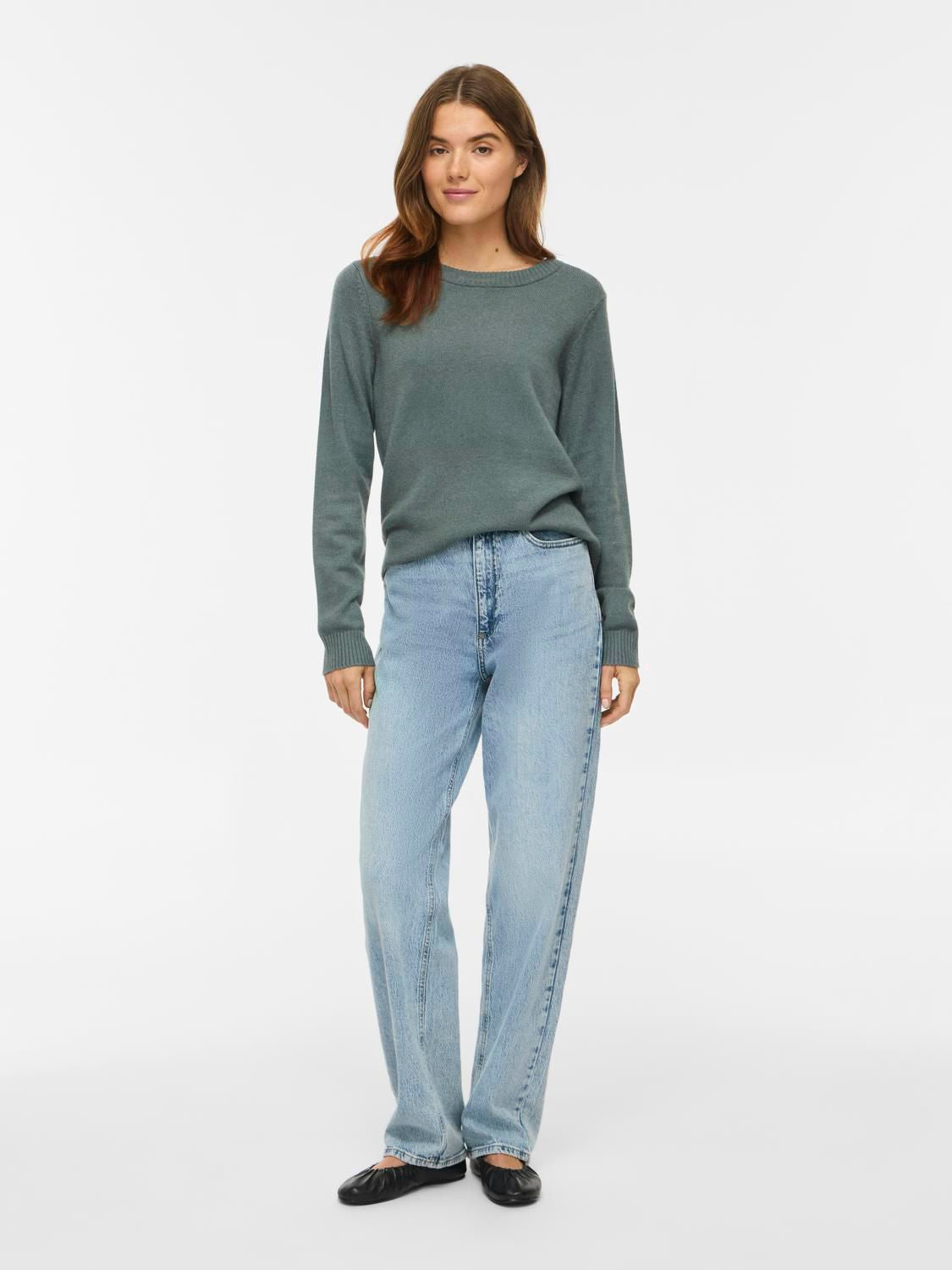 Viril O-Neck L/s  Knit Top - Noos