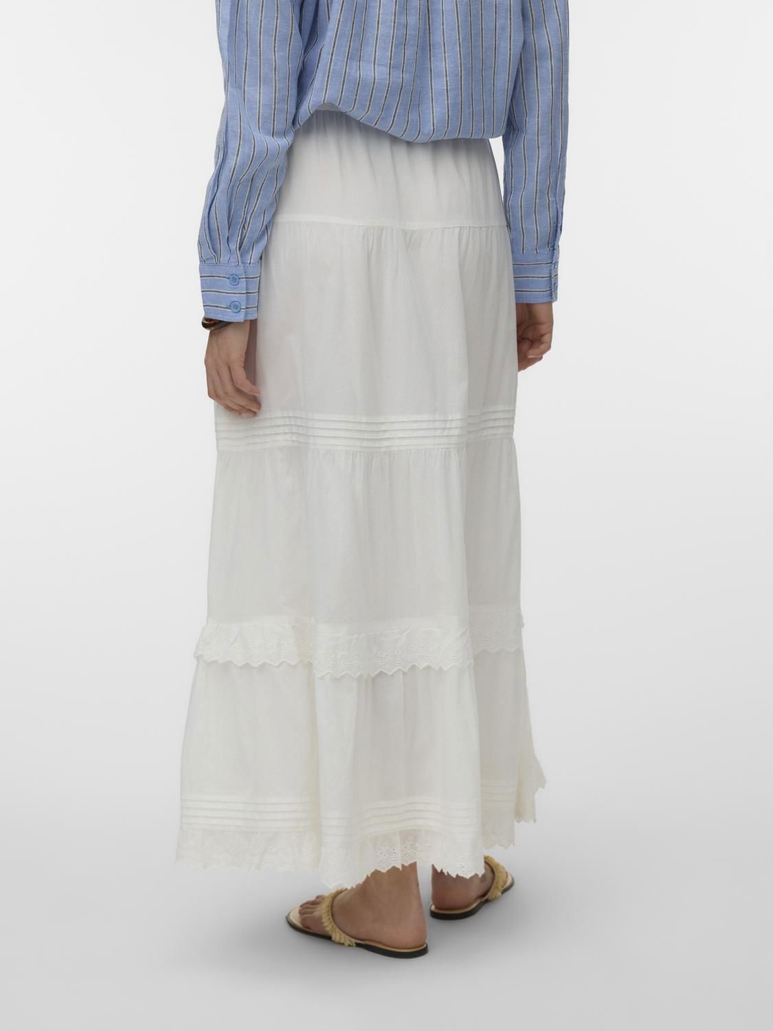 Vmsandy Hw Ankle Skirt Wvn